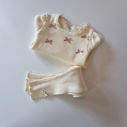 現貨▷ 韓國童裝 25秋 | HU25303 Ribbon Leggings