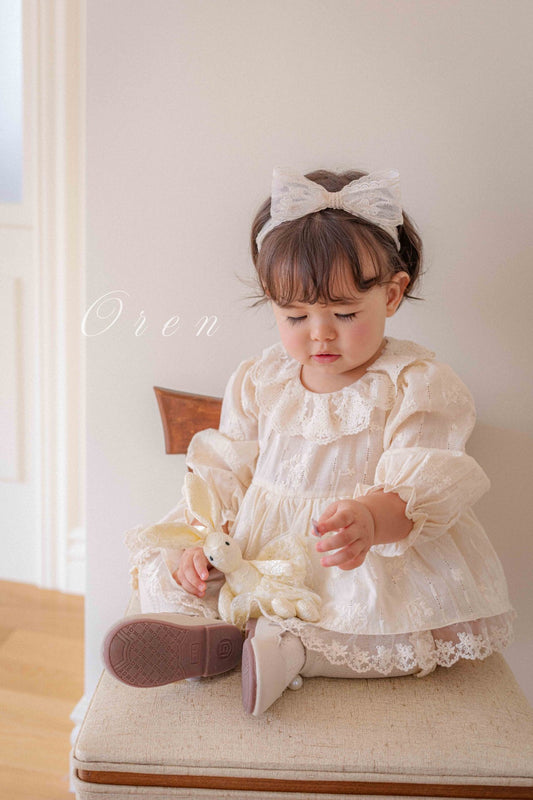 ้ๅ็ซฅ่ฃ 25็ง | OR25357 Vanilla embroidered suit