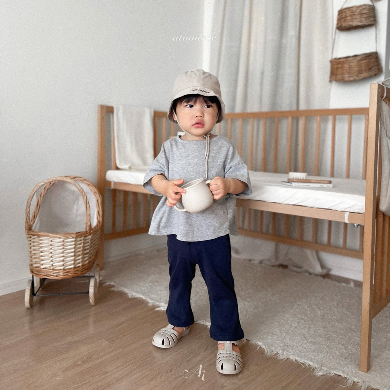 韓國童裝 25夏 | AT25234 lovely bootcut leggings (baby and kids)