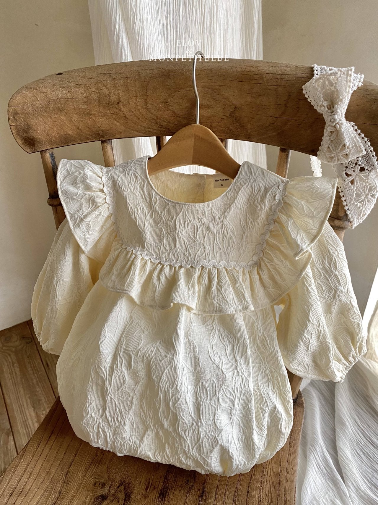 韓國童裝 25秋 | MP25306 Floral Parttern Baby Suit