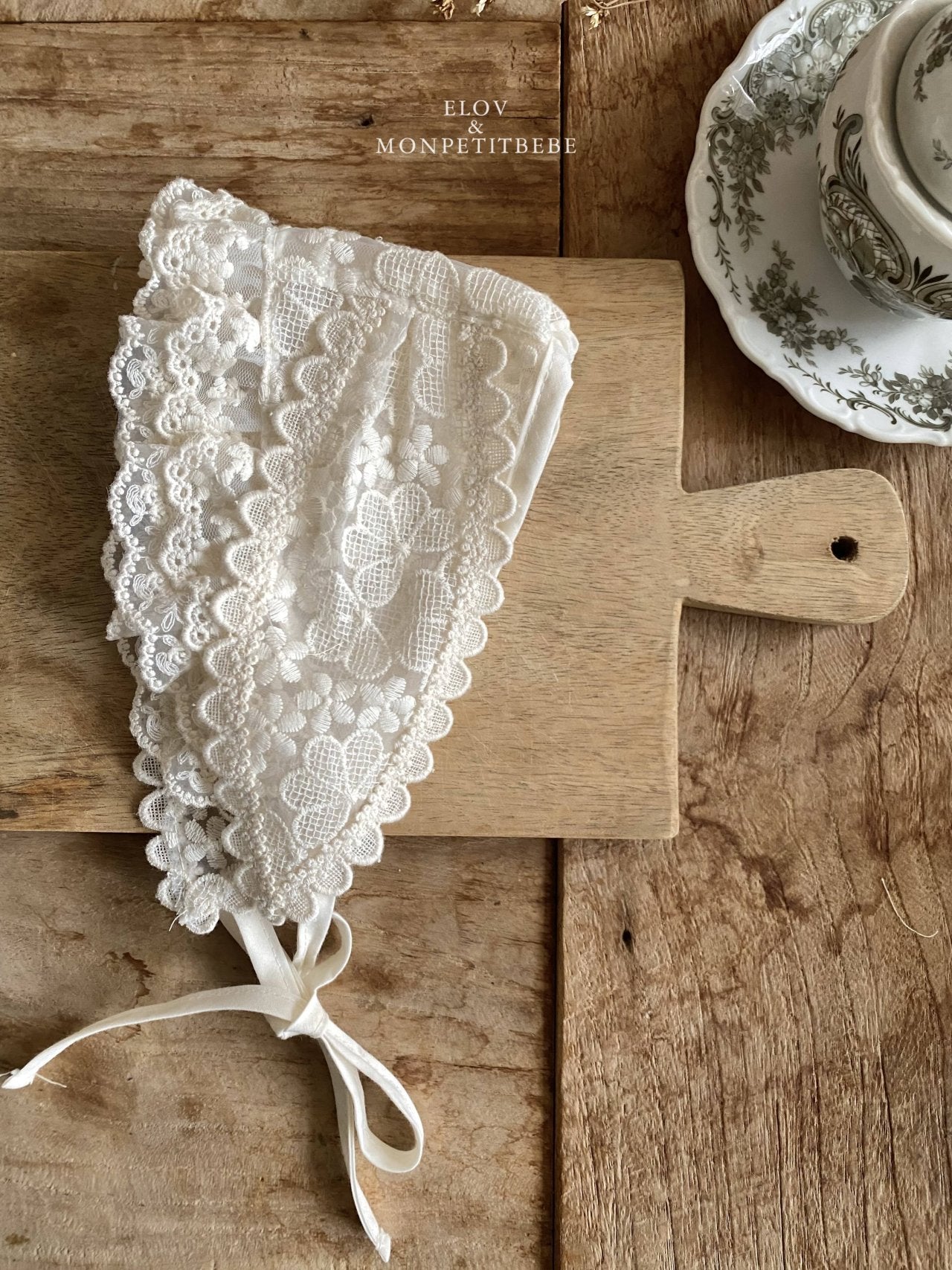 韓國童裝 25秋 | MP25302 Lace Rabbit Hairband