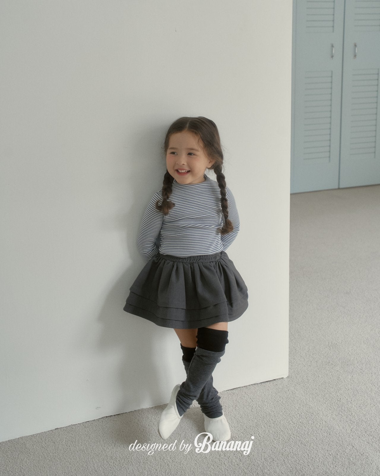 韓國童裝 25秋 | BJ25332 Kids Skort