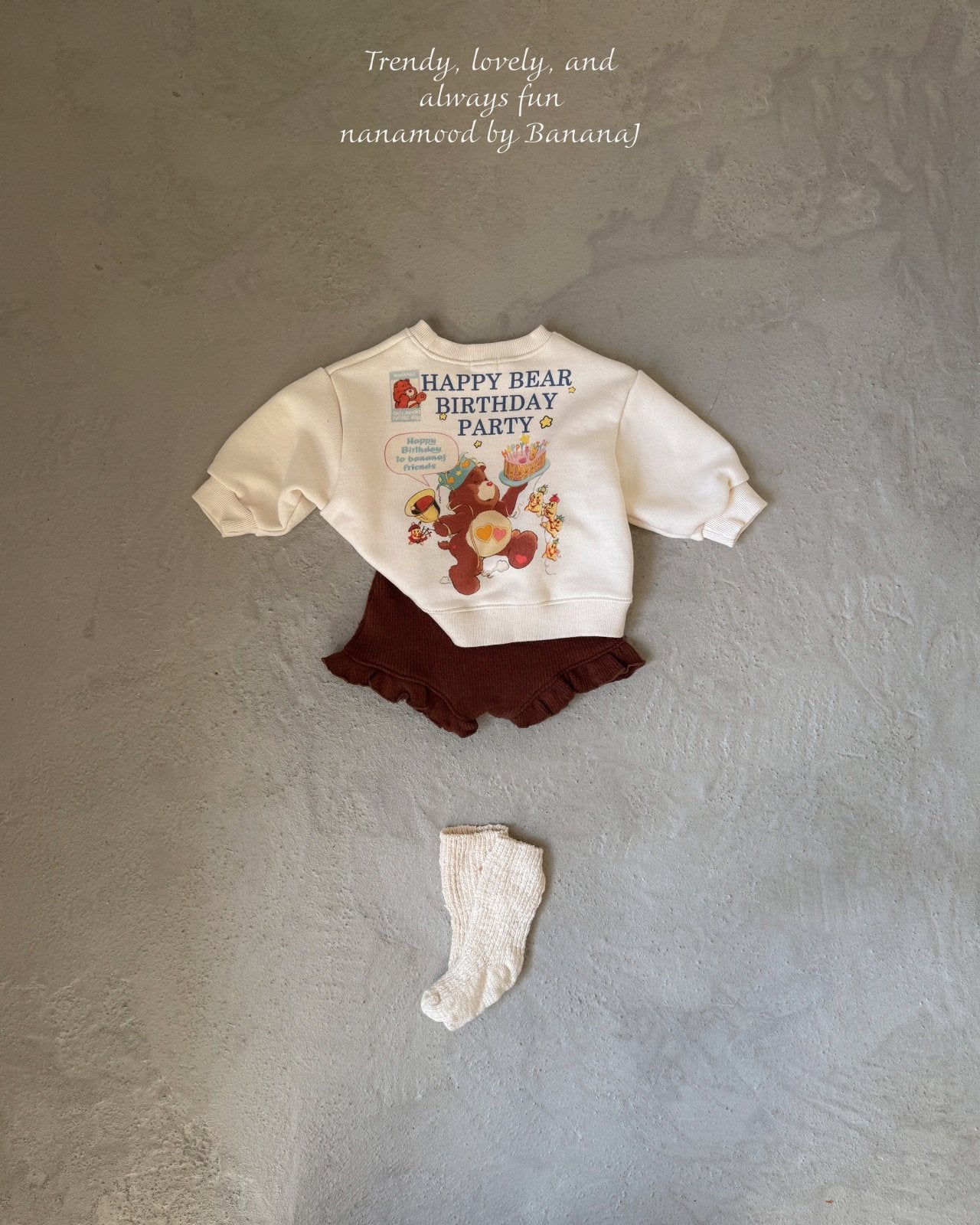韓國童裝 25秋 | BJ25311 Baby Frill Pants