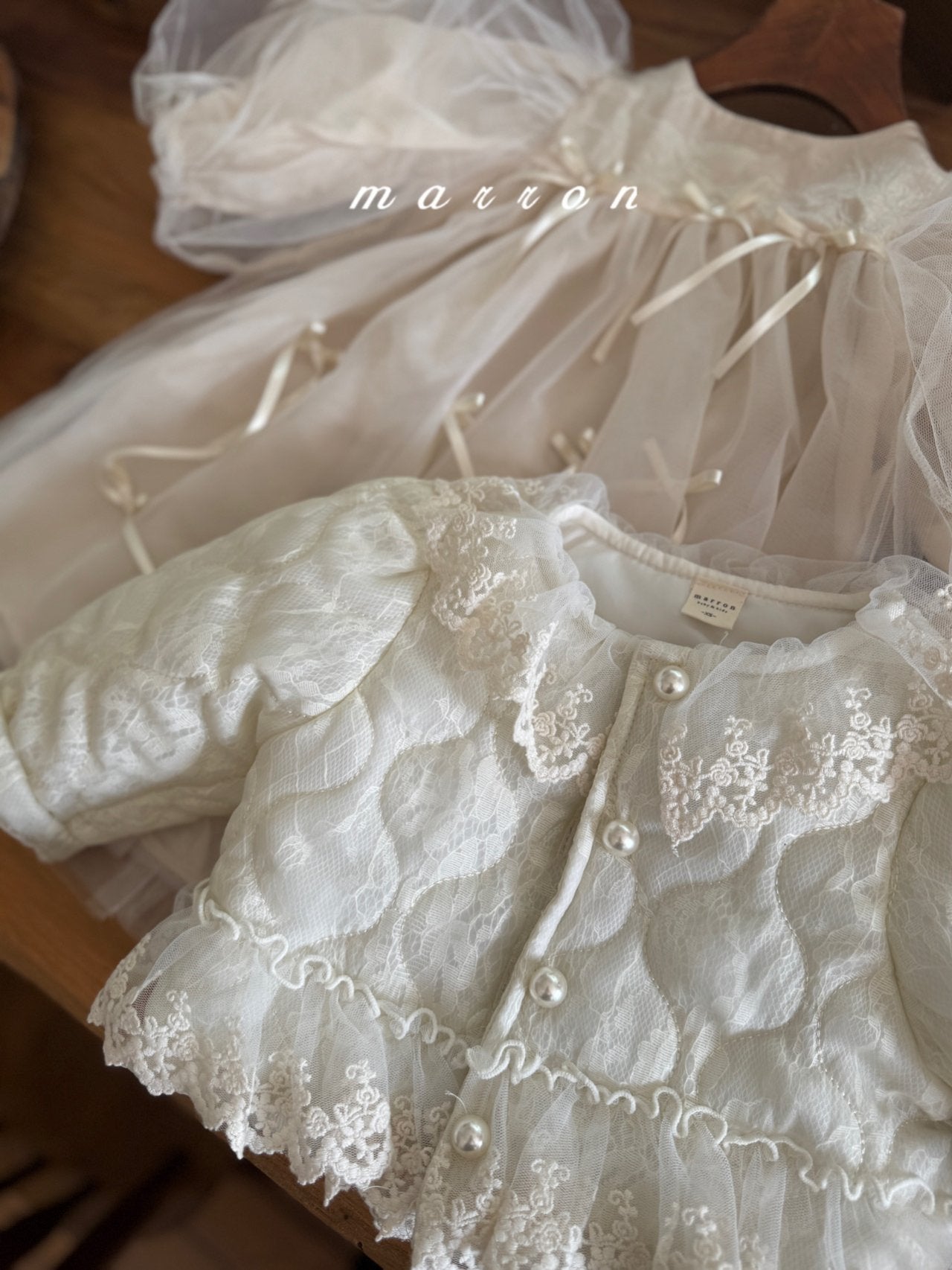 韓國童裝 25秋 | MA25333 Lace Outer (Baby & Kids)