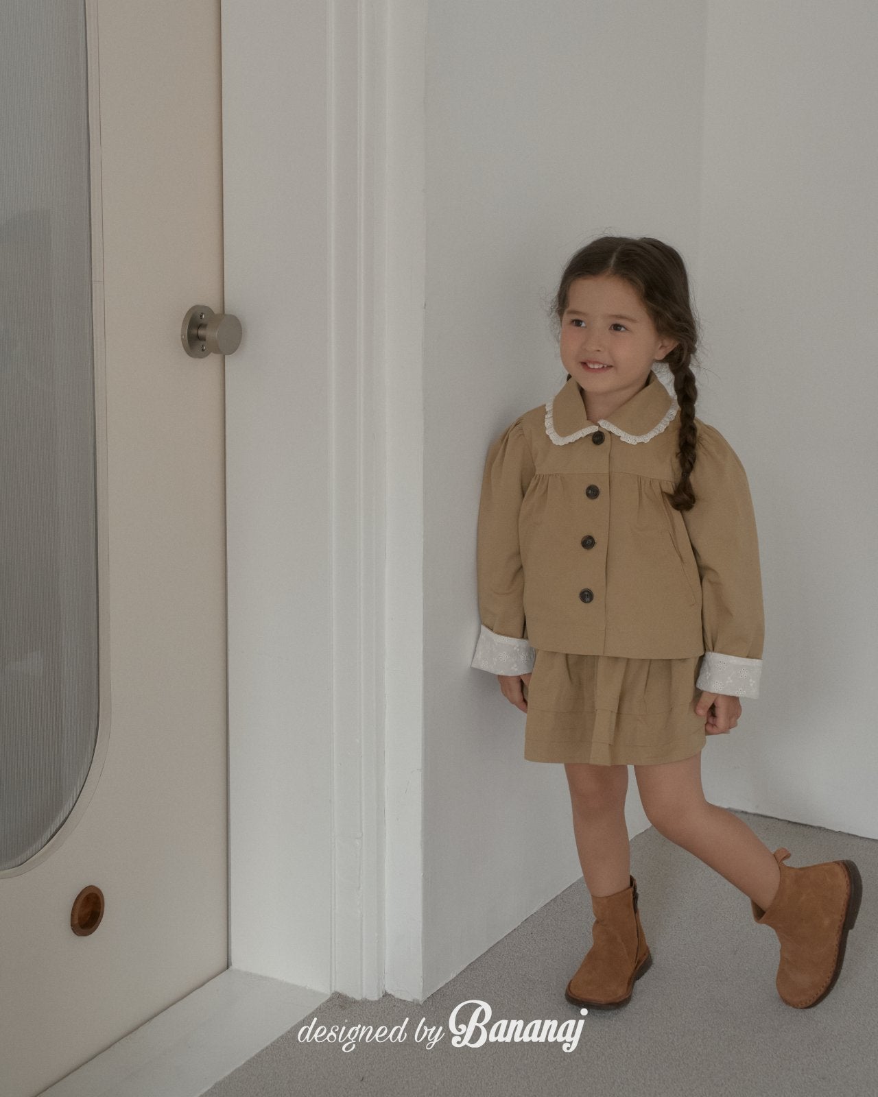 韓國童裝 25秋 | BJ25358 Kids Autumn Coat