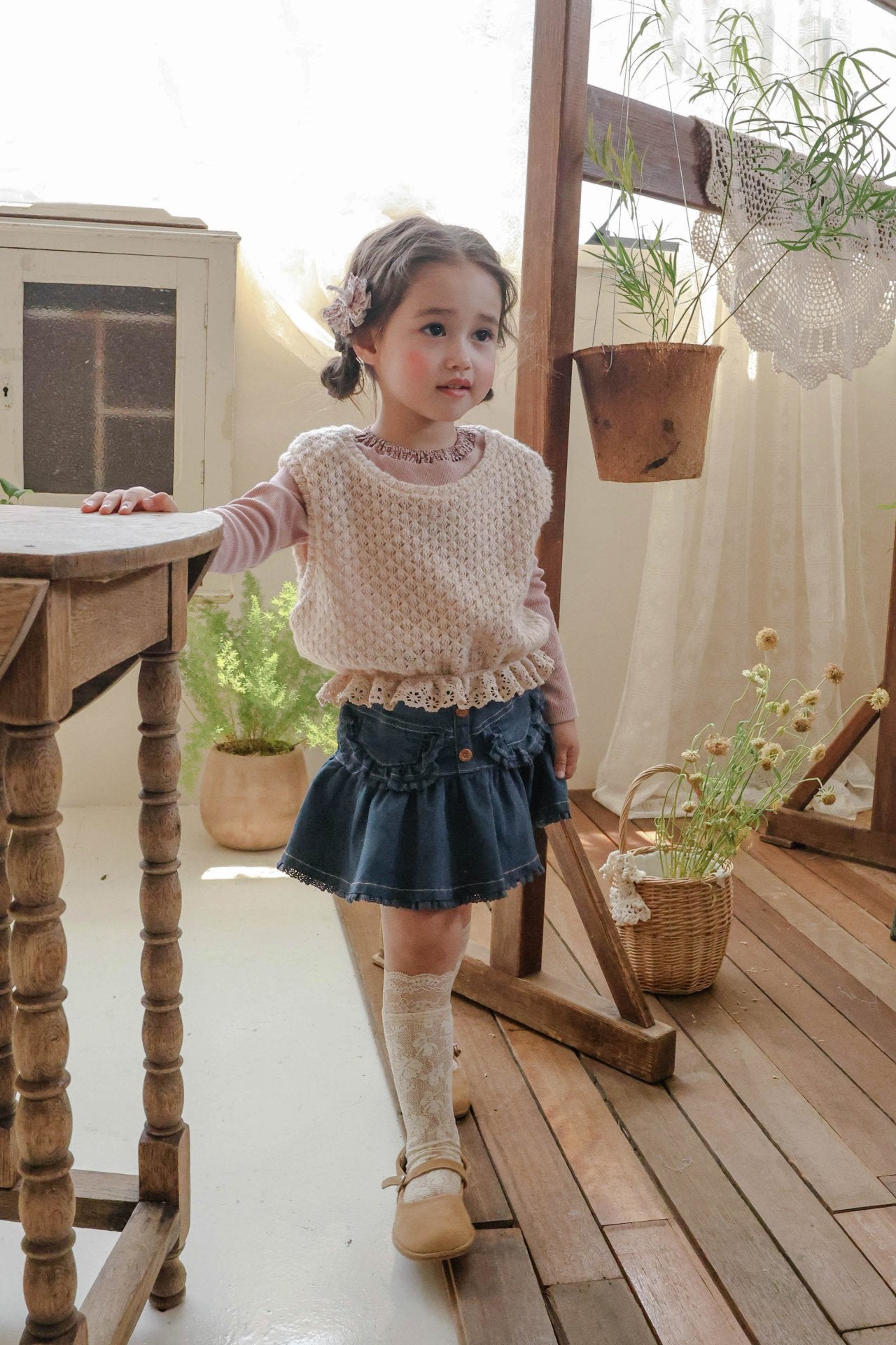 韓國童裝 25秋 | FU25316 Bayer skirt