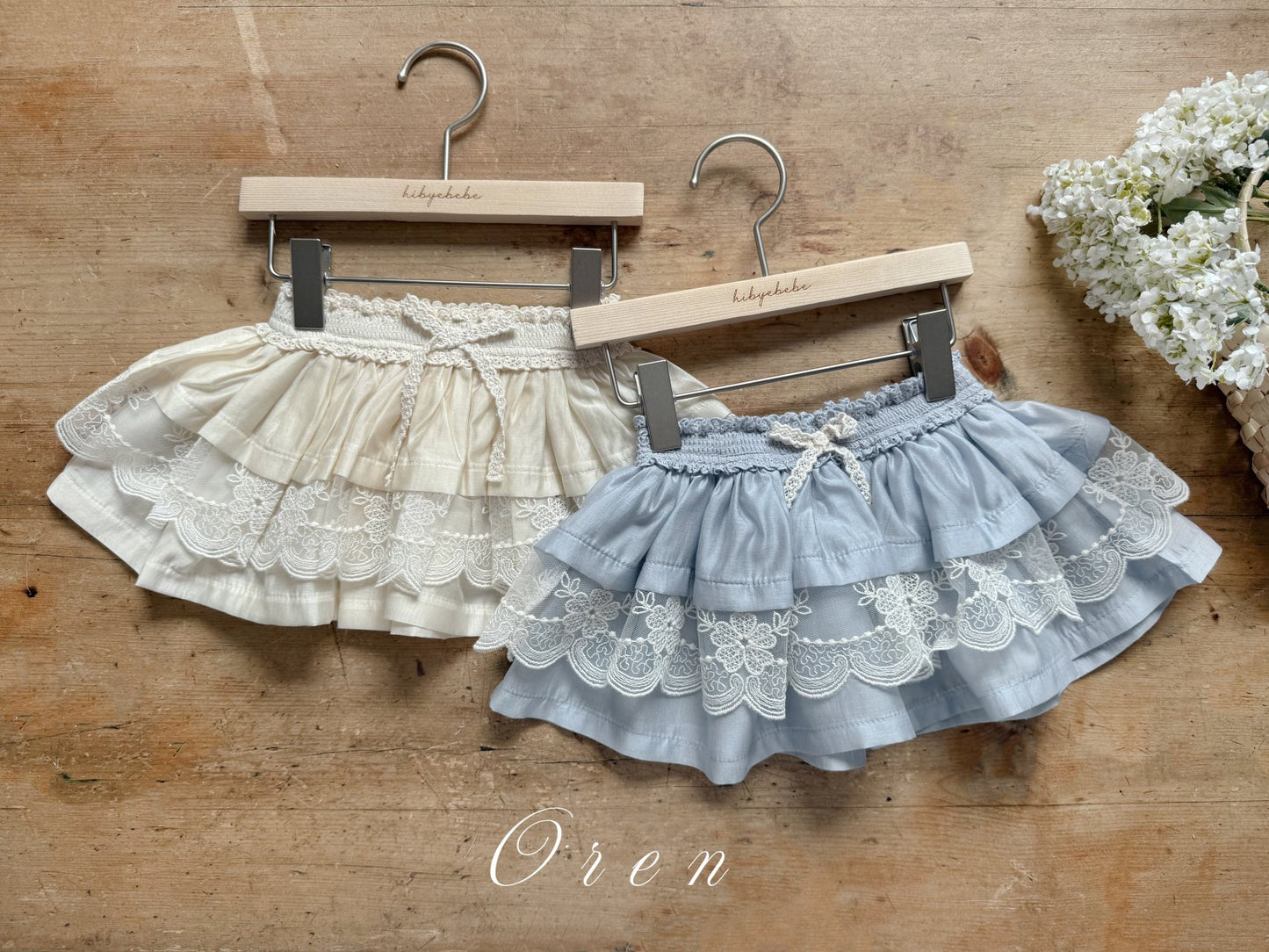 現貨▷ 韓國童裝 25夏 | OR25296 Skirt (baby & kids)