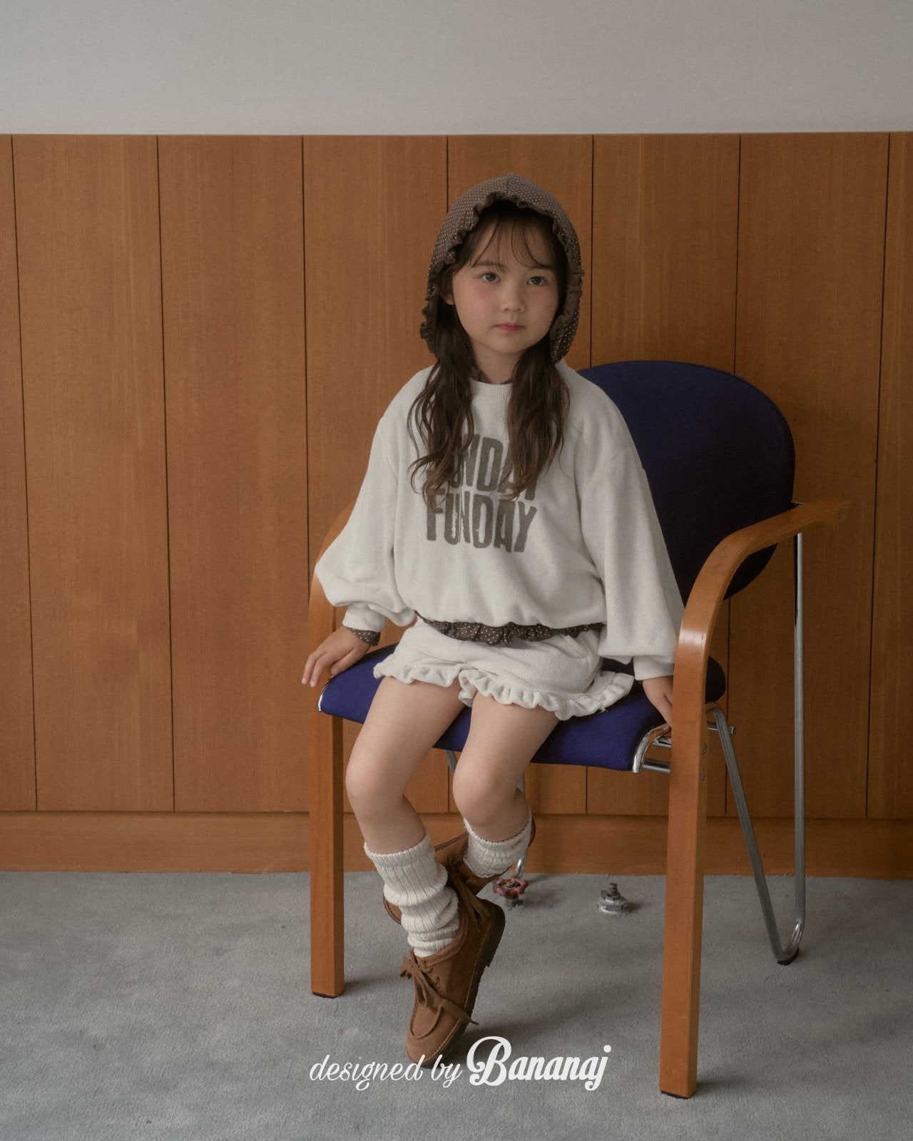 韓國童裝 25秋 | BJ25333 Kids Frill Pants