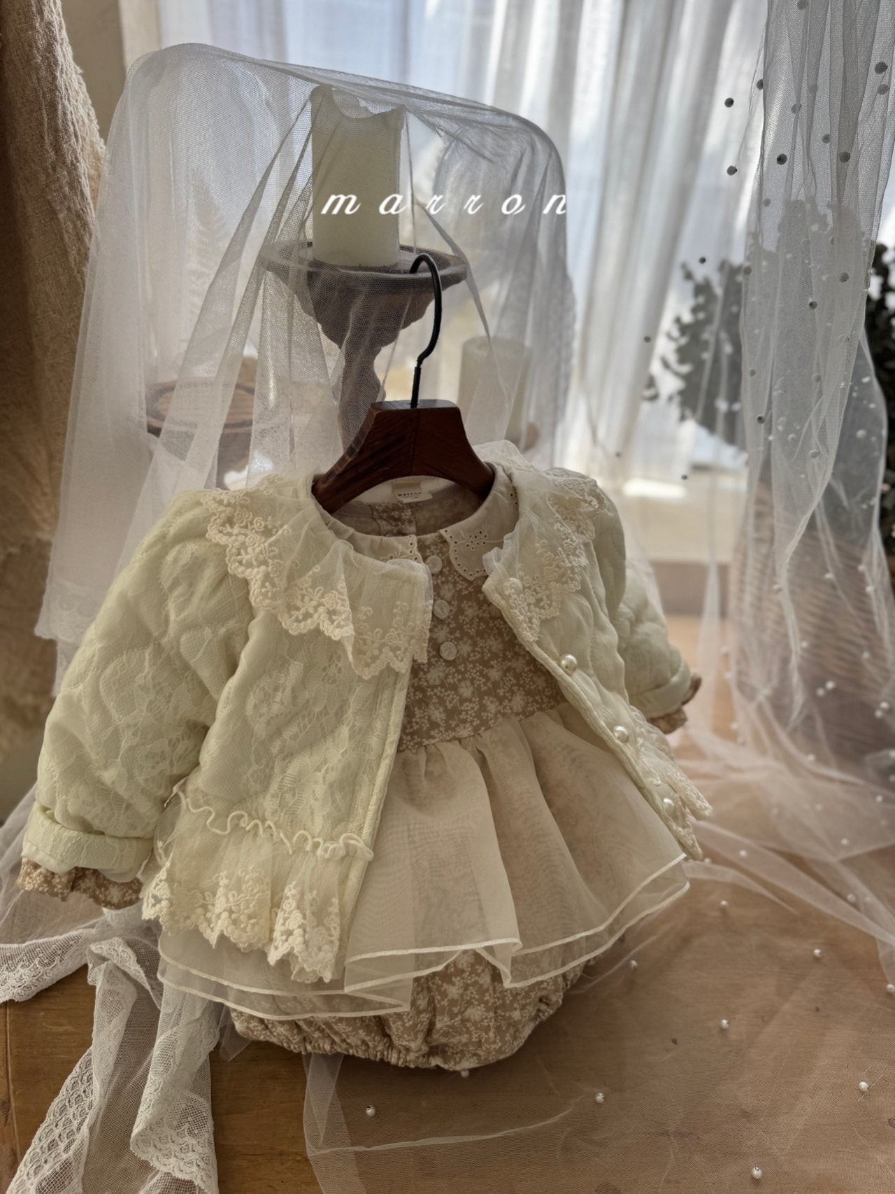 韓國童裝 25秋 | MA25333 Lace Outer (Baby & Kids)