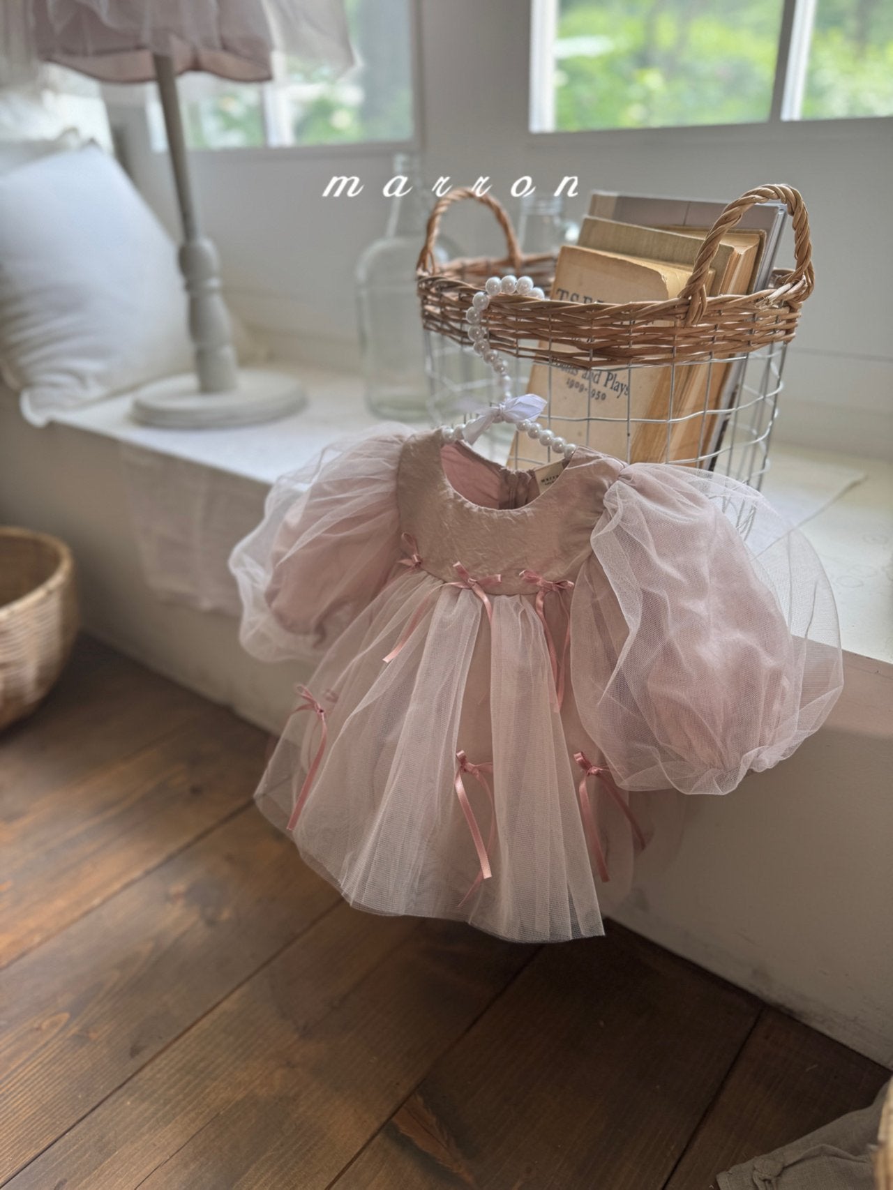 韓國童裝 25秋 | MA25320 Ribbon BABY Suit