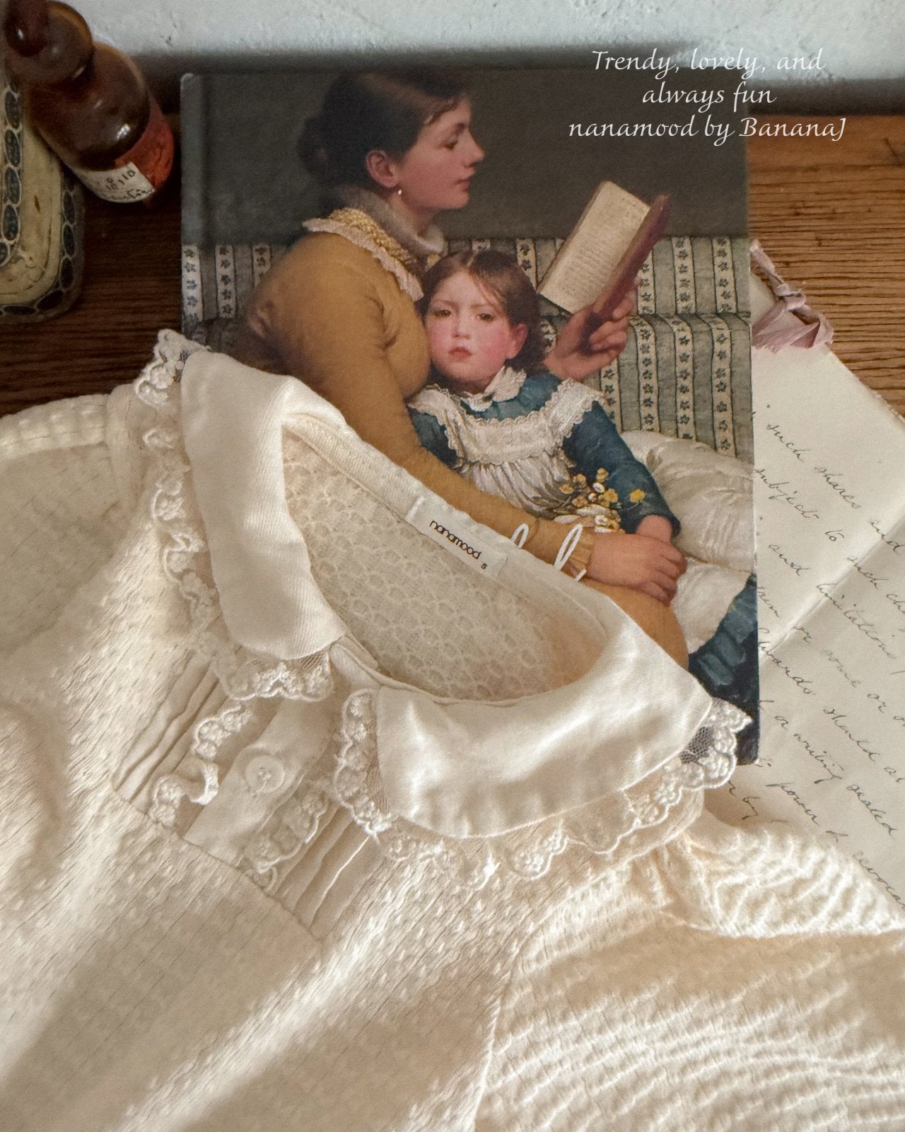 韓國童裝 25秋 | BJ25319 Baby Collar Blouse