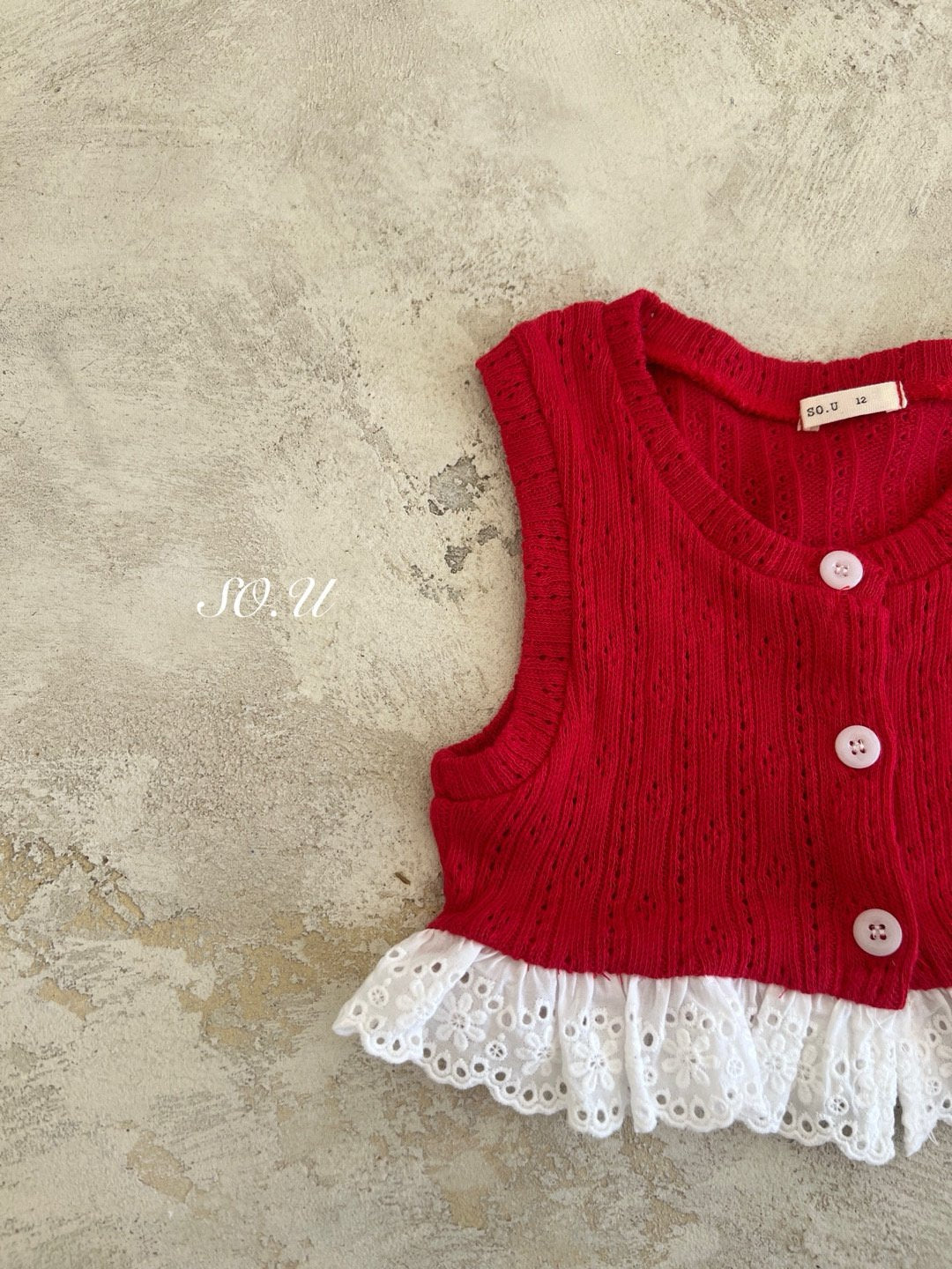 韓國童裝 25秋 | SO25306 SOU Vest