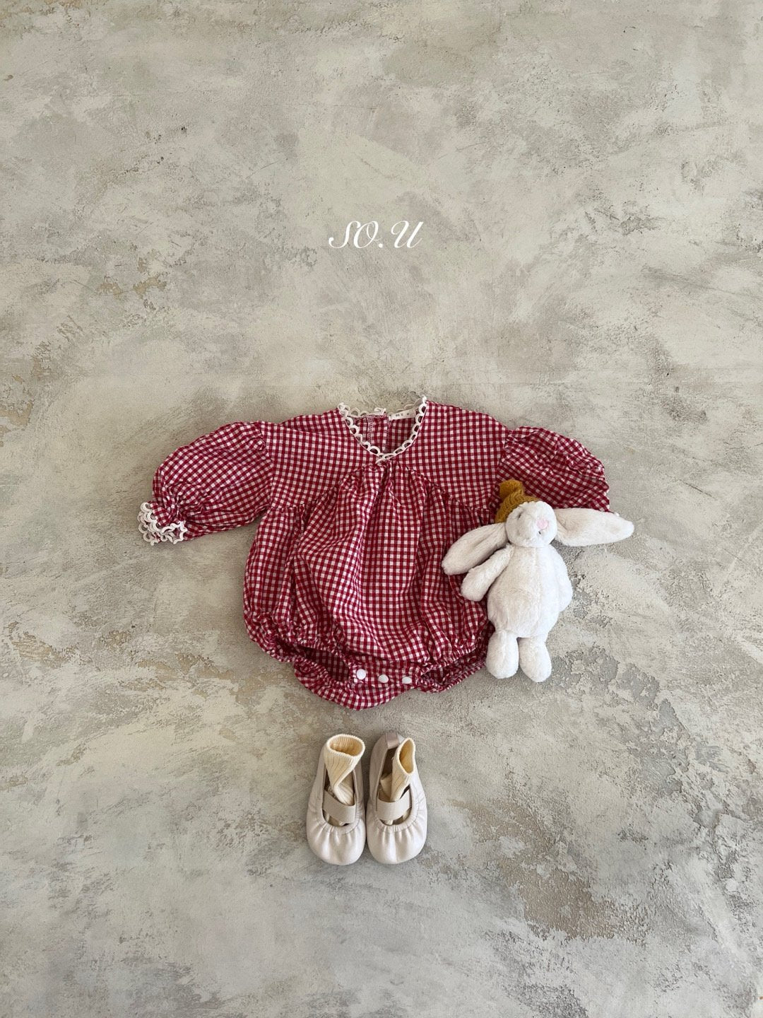 韓國童裝 25秋 | SO25301 CHECK BABY SUIT