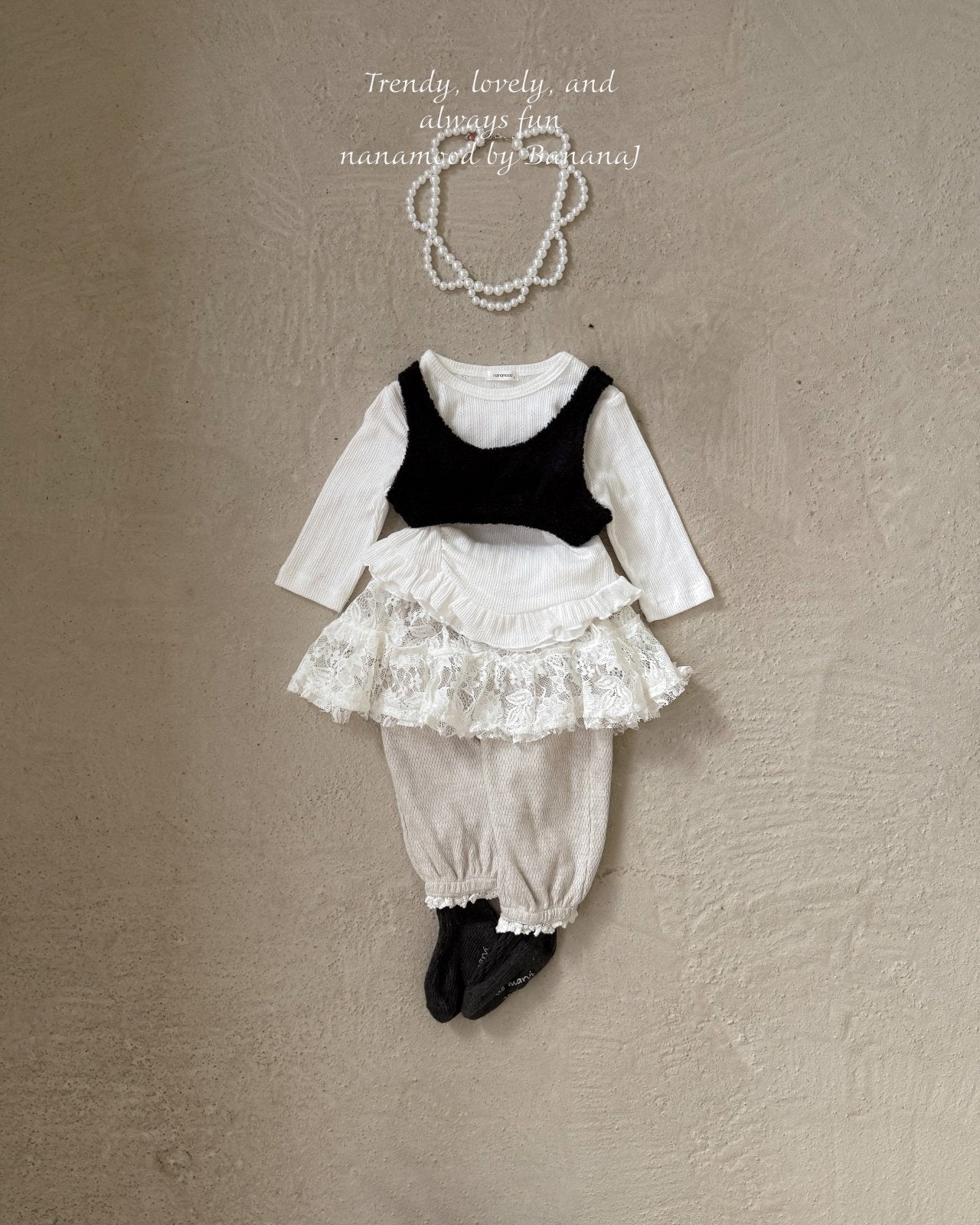 韓國童裝 25秋 | BJ25308 Baby Vest
