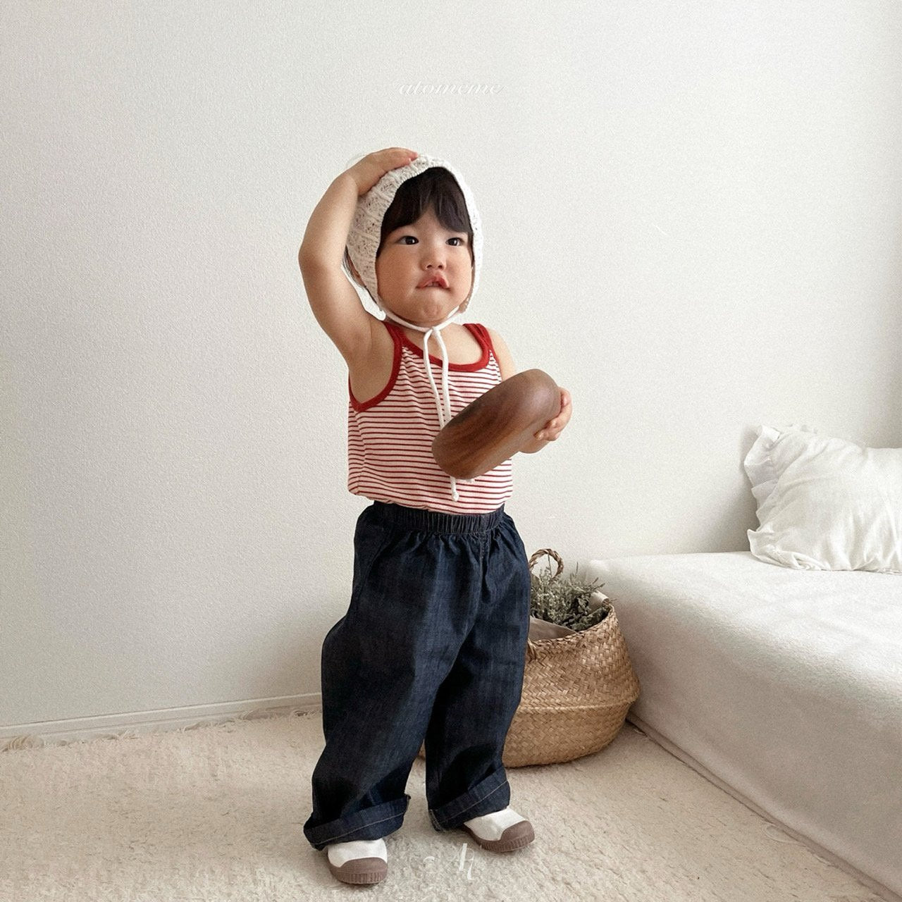 韓國童裝 25夏 | AT252019 Jacky sleeveless t-shirt (baby and kids)