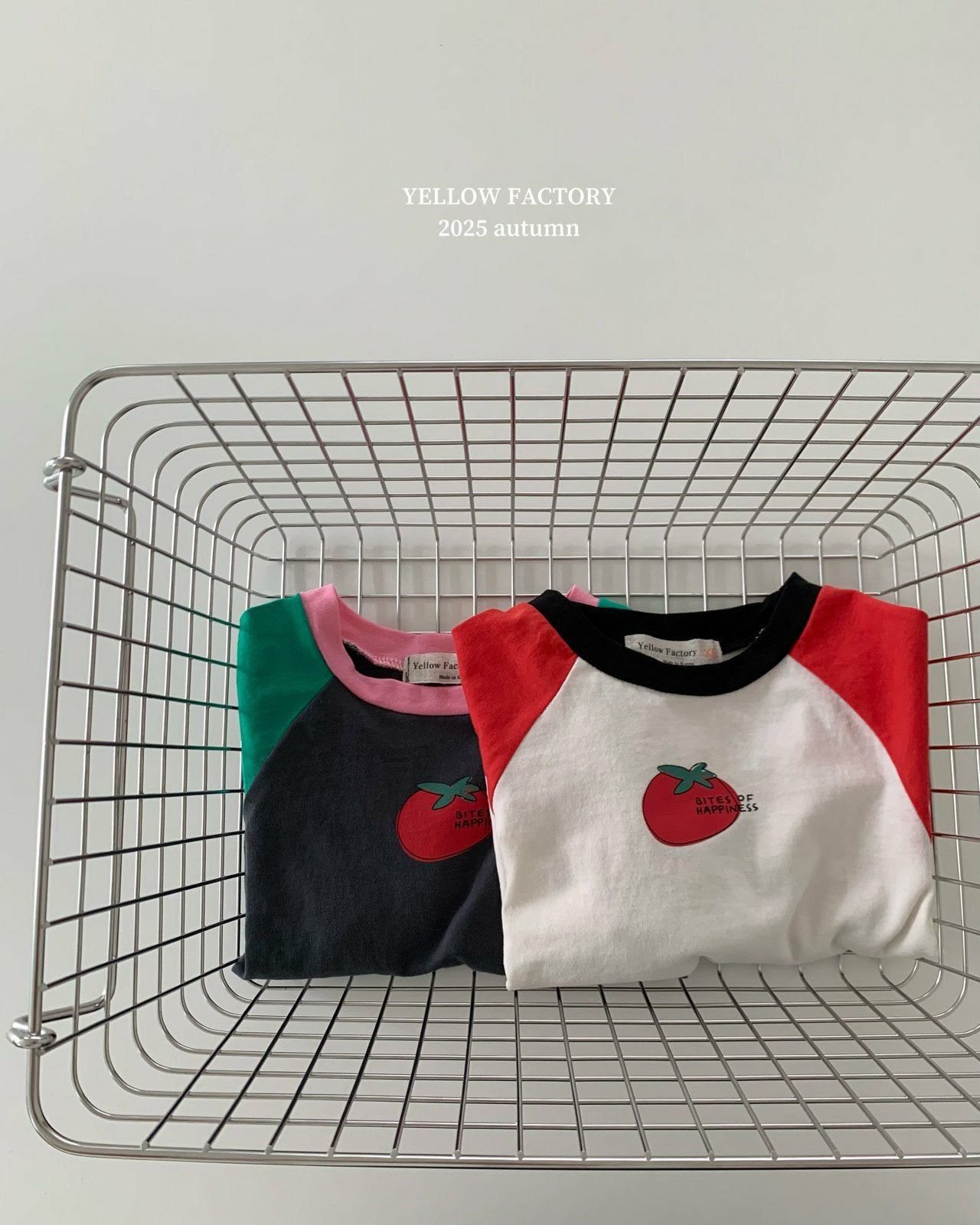 韓國童裝 25秋 | YF25308 Tomato (Raglan T-shirt)