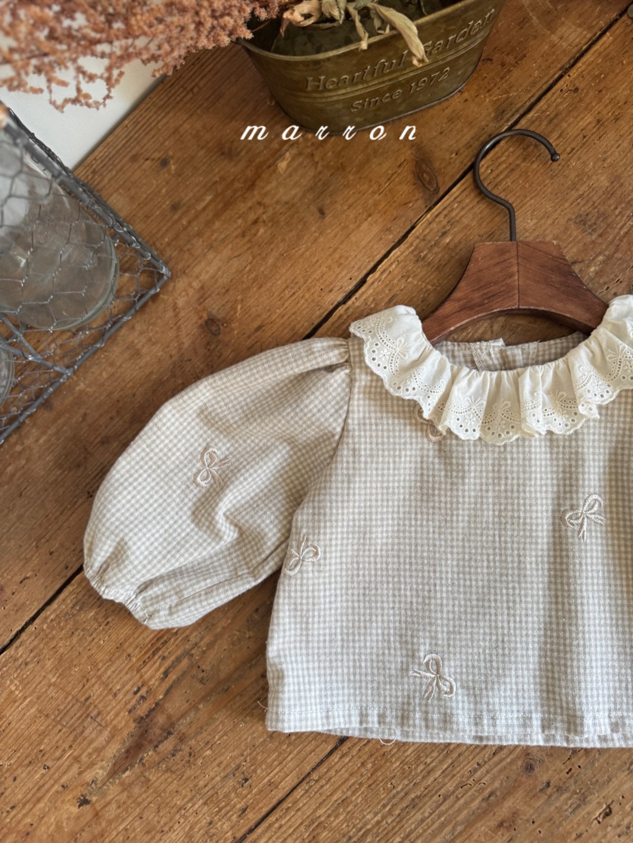 韓國童裝 25秋 | MA25317 BABY Blouse
