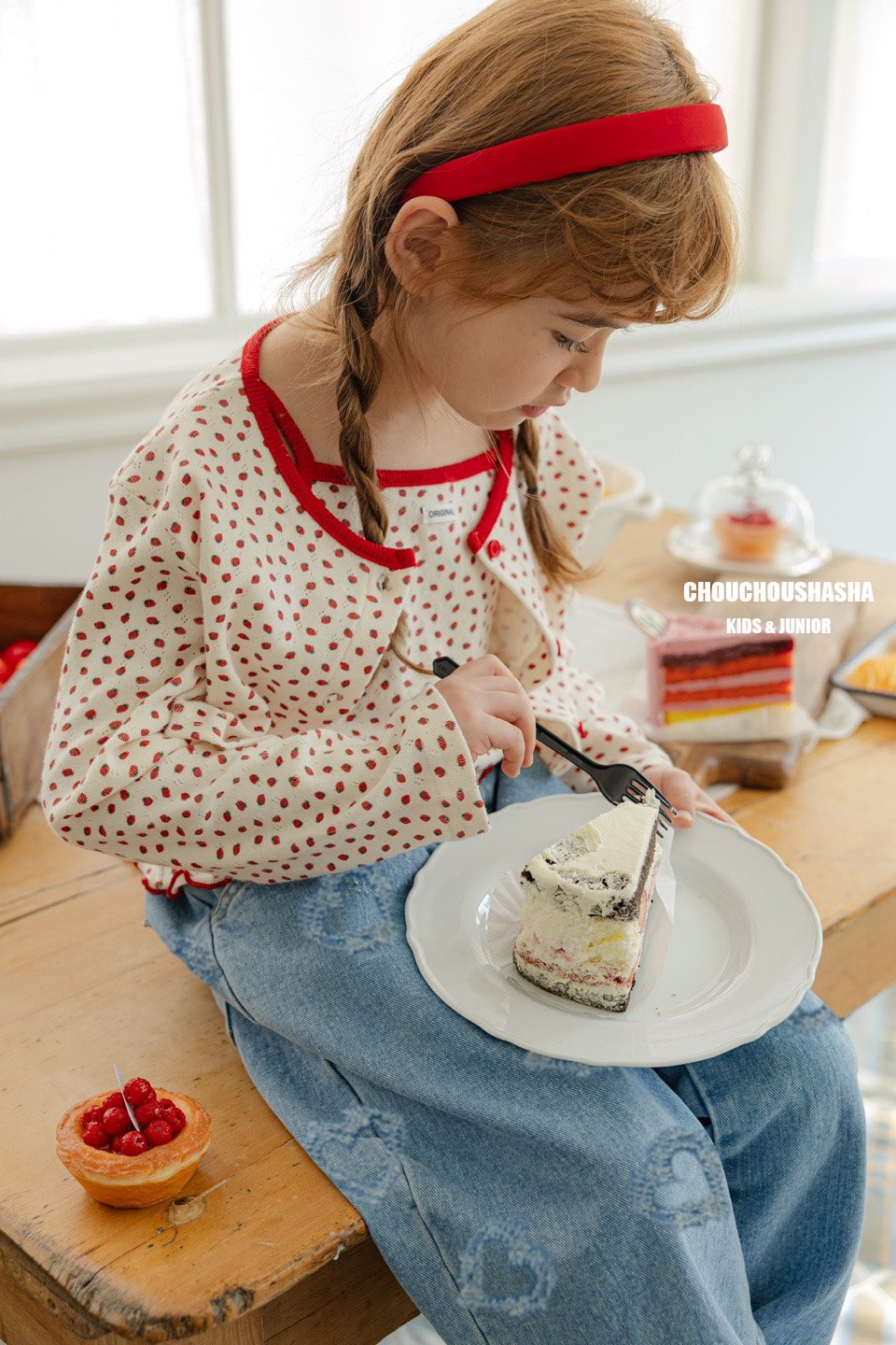 韓國童裝 25春 | KR03-2502 SET (STRAWBERRY SET)