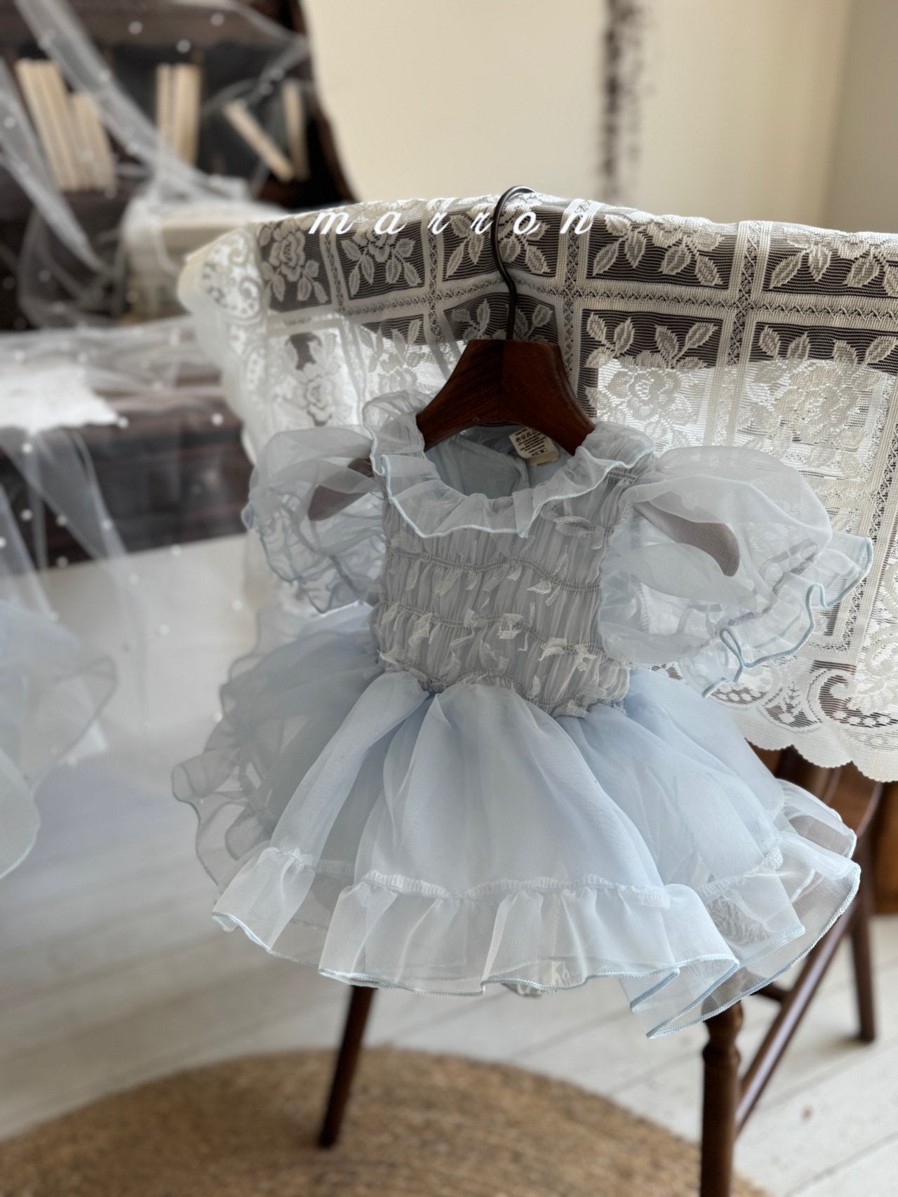 現貨▷ 韓國童裝 25夏 | MA25227 Lauren Baby Suit 百日之選