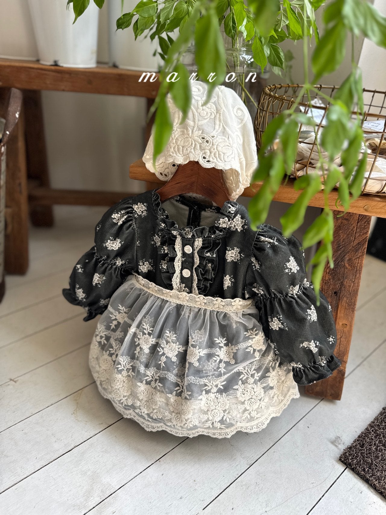 韓國童裝 25秋 | MA25310 Lace Apron