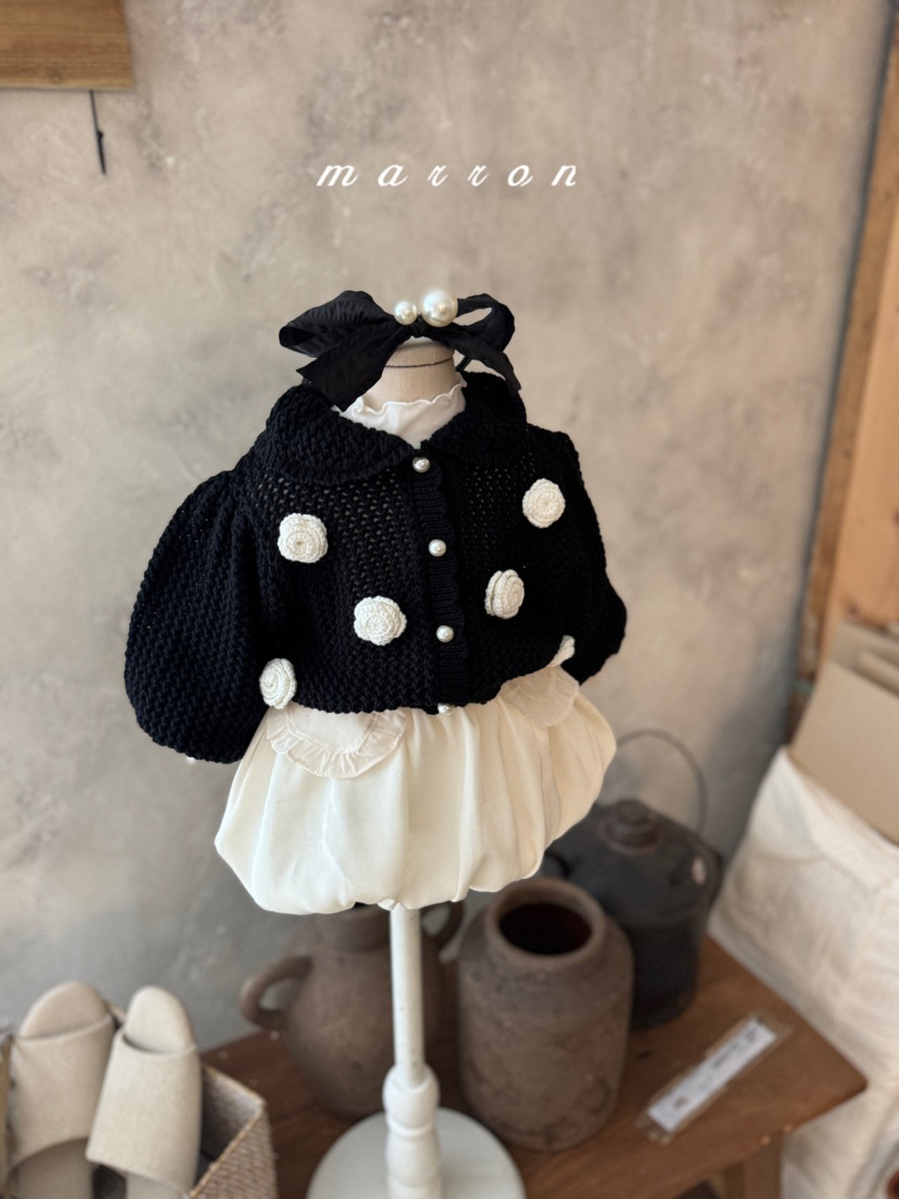 韓國童裝 25秋 | MA25334 Knit Cardigan (Manufactured in China)