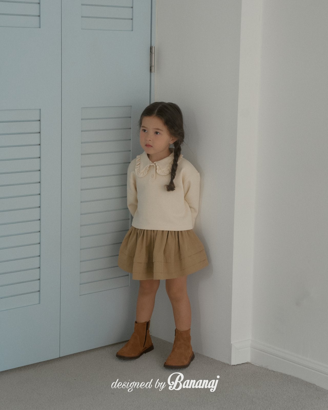 韓國童裝 25秋 | BJ25332 Kids Skort