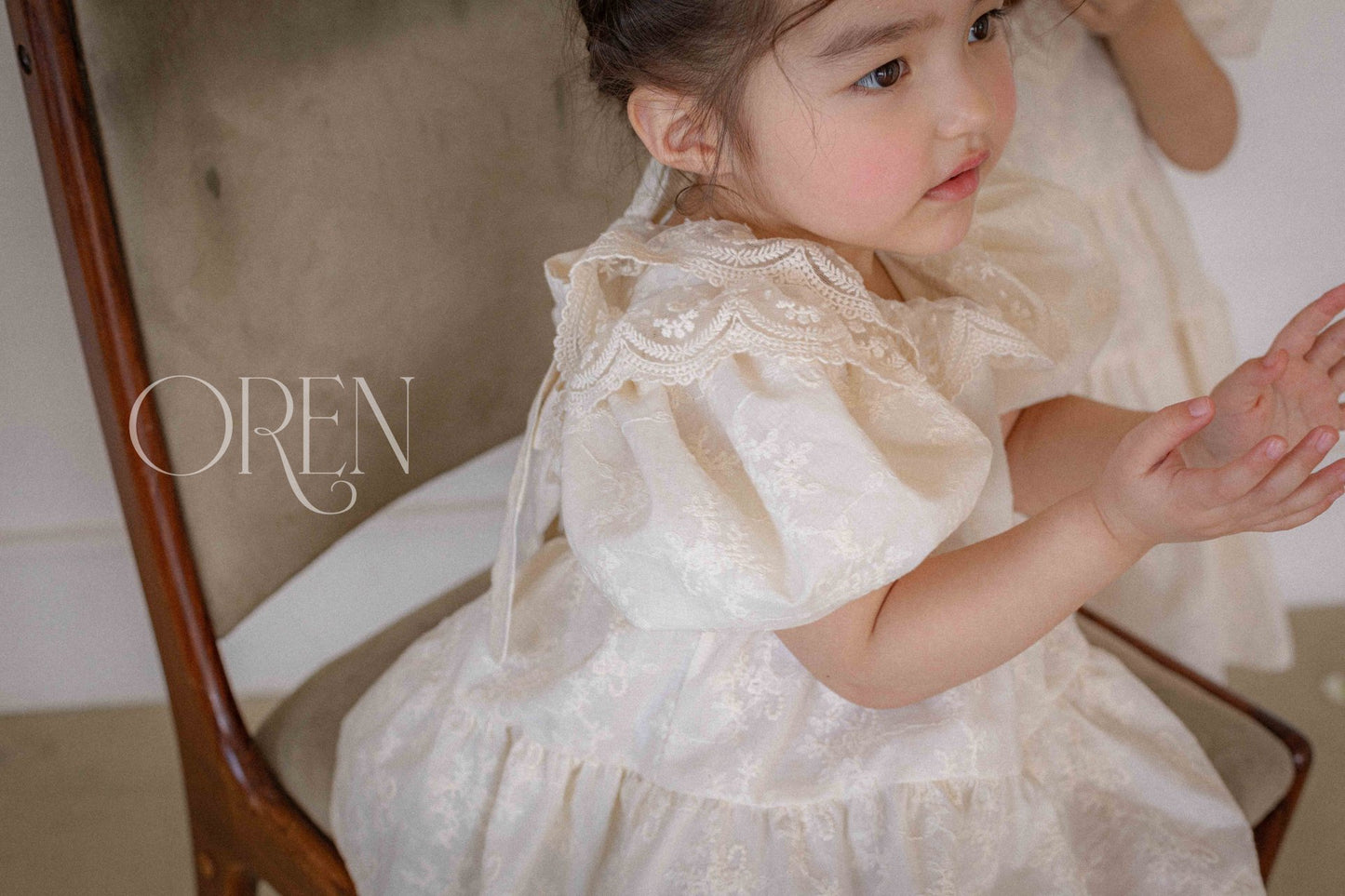 現貨▷ 韓國童裝 25夏 | OR25258 Lyla Lace Kids Ops (90)