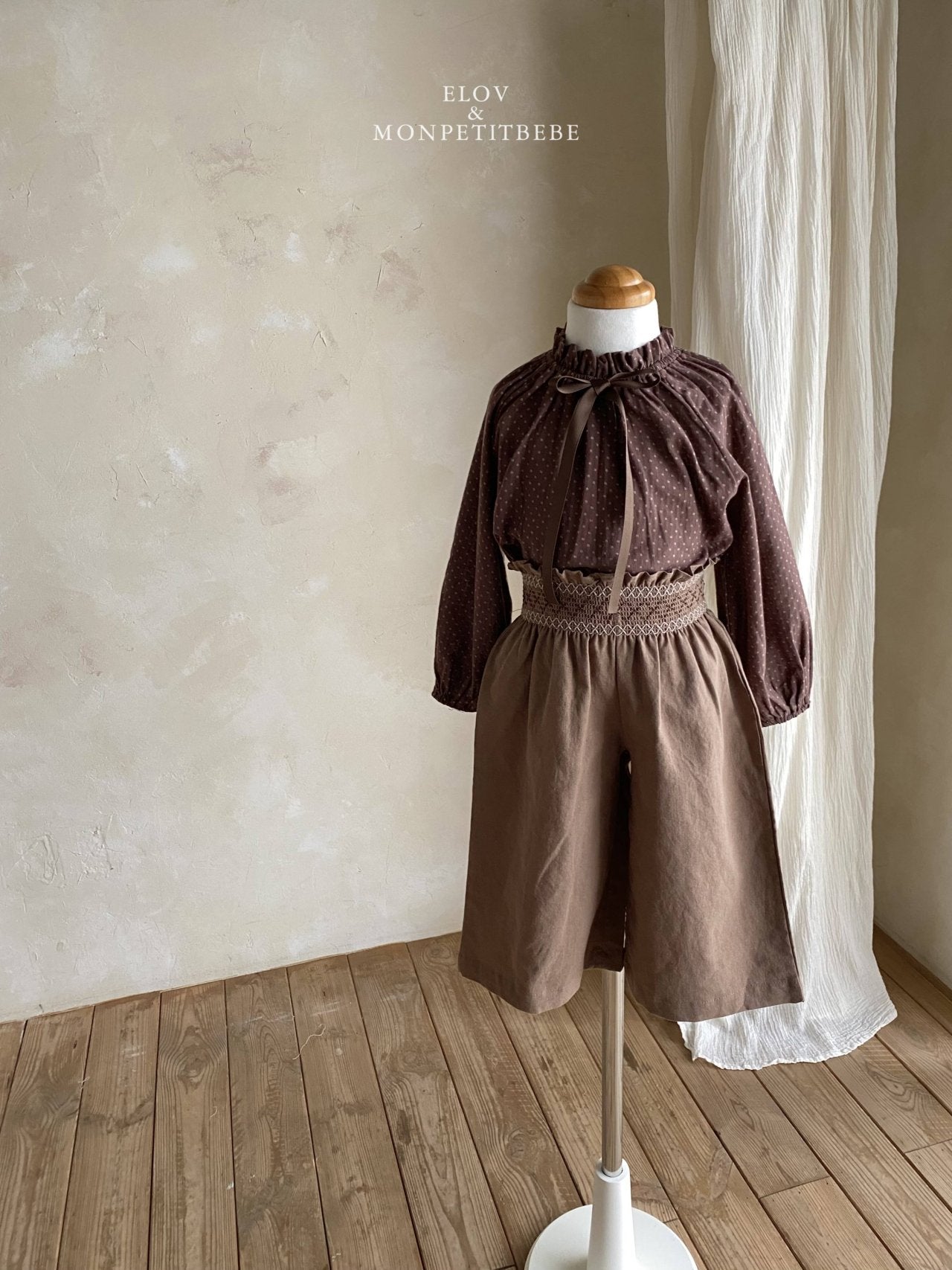 韓國童裝 25秋 | MP25321 Monpet Signature Blouse (Baby & kids)