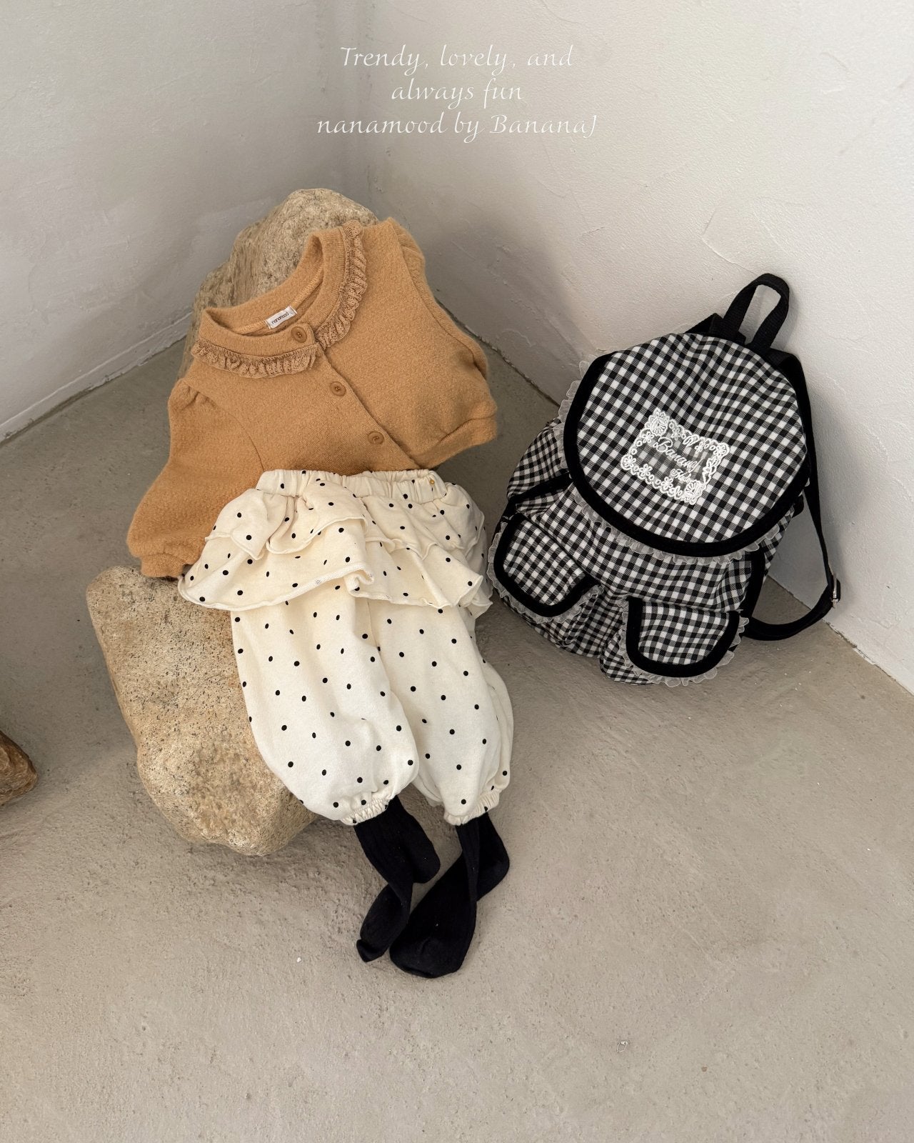 韓國童裝 25秋 | BJ25316 Baby Dot Dot Pants