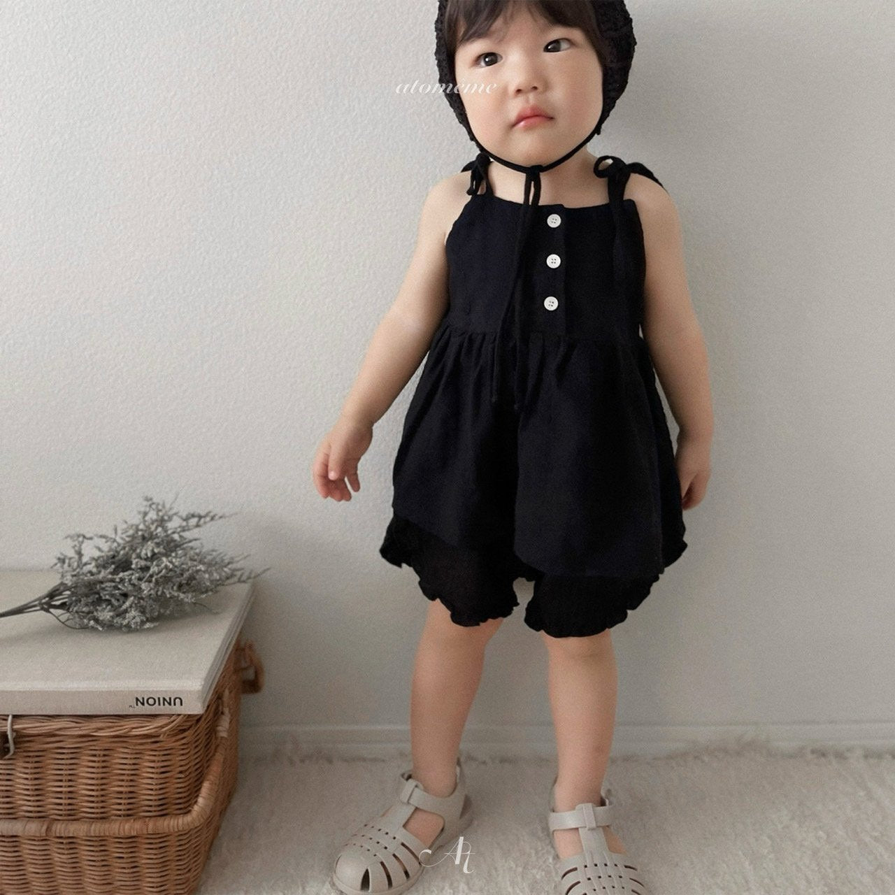 韓國童裝 25夏 | AT252022 Summer bustier (baby and kids)