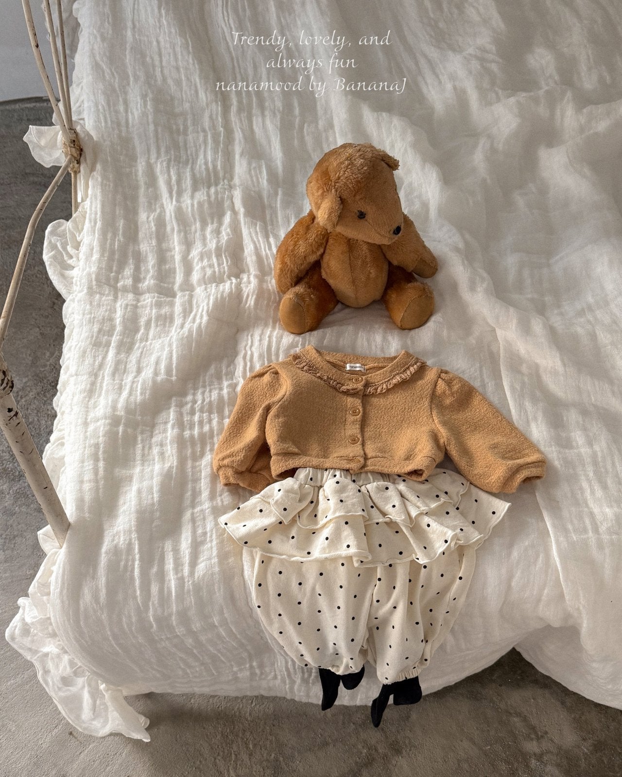 韓國童裝 25秋 | BJ25310 Baby Coffee Cardigan