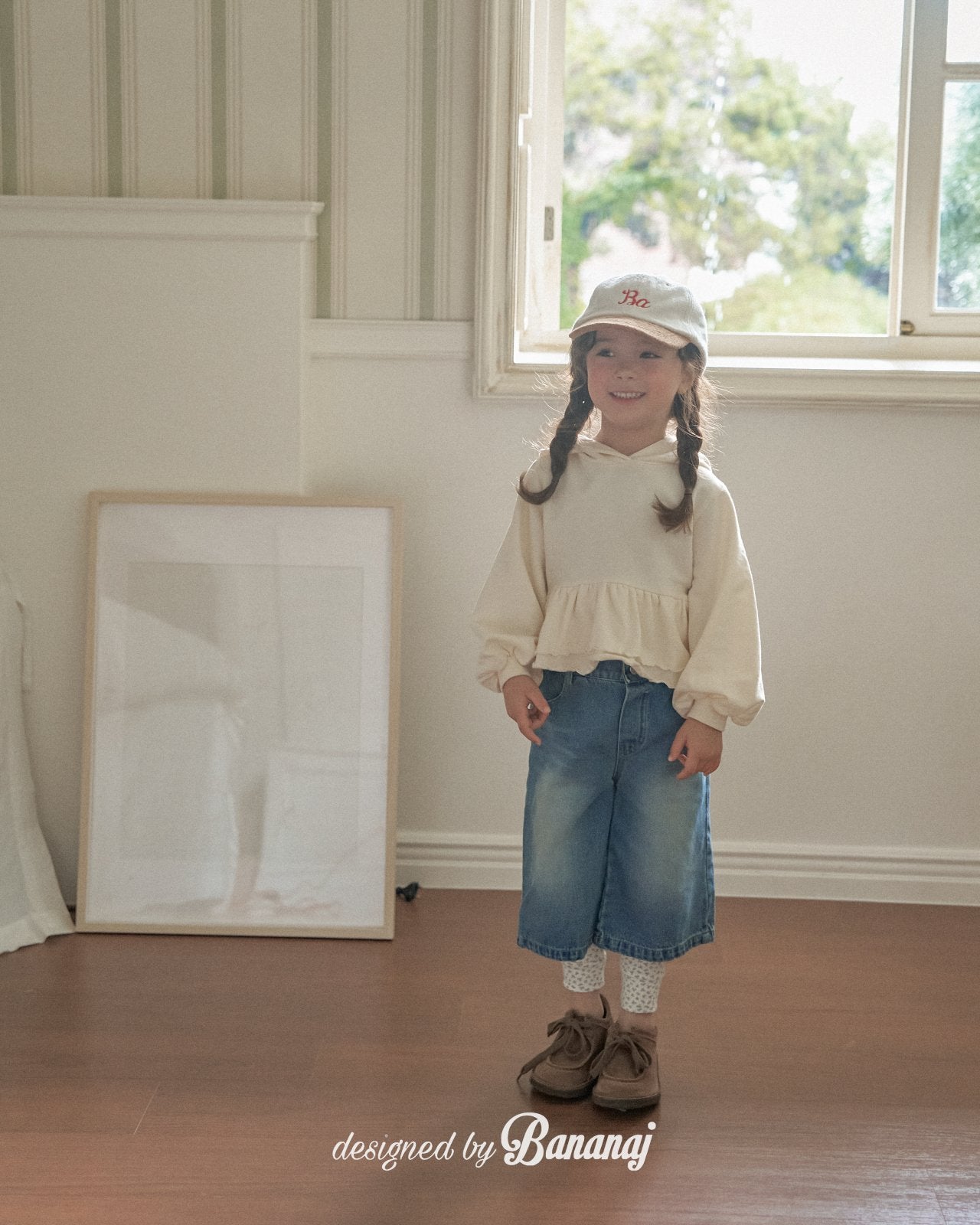 韓國童裝 25秋 | BJ25327 Kids 7" Denim Pants