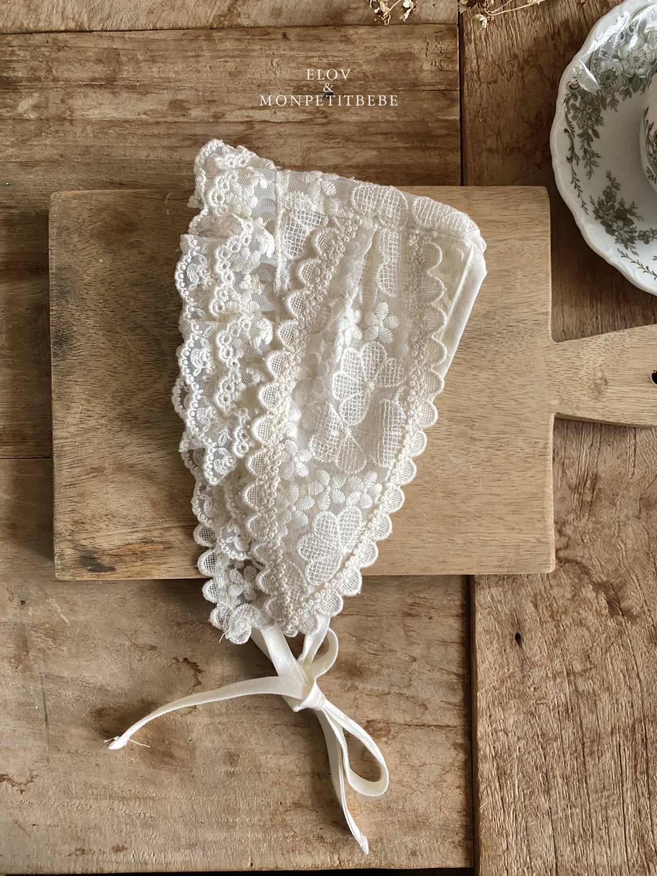 韓國童裝 25秋 | MP25302 Lace Rabbit Hairband