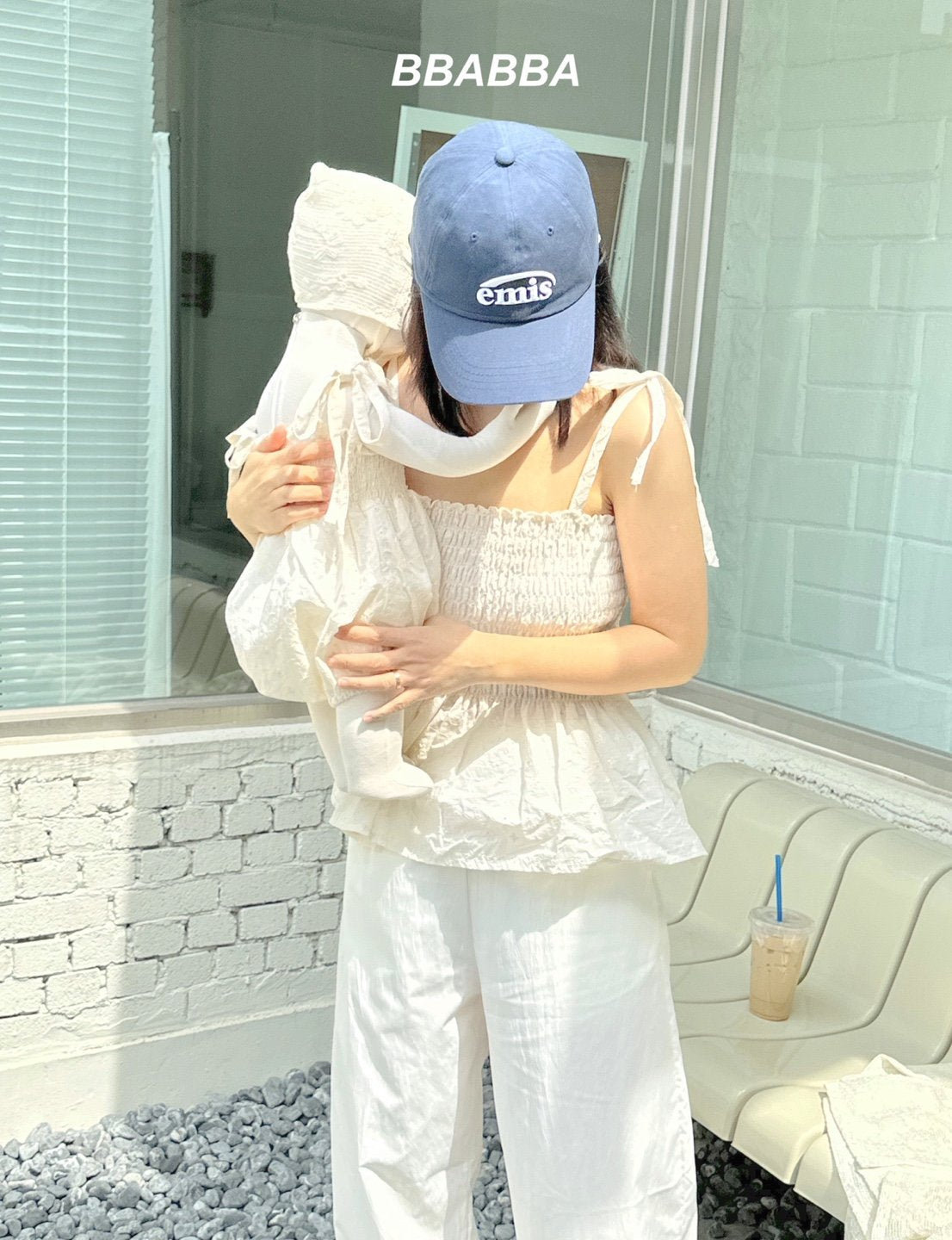 韓國童裝 25夏 | BA25201 夏日花花親子裝 MOM & Baby Suit