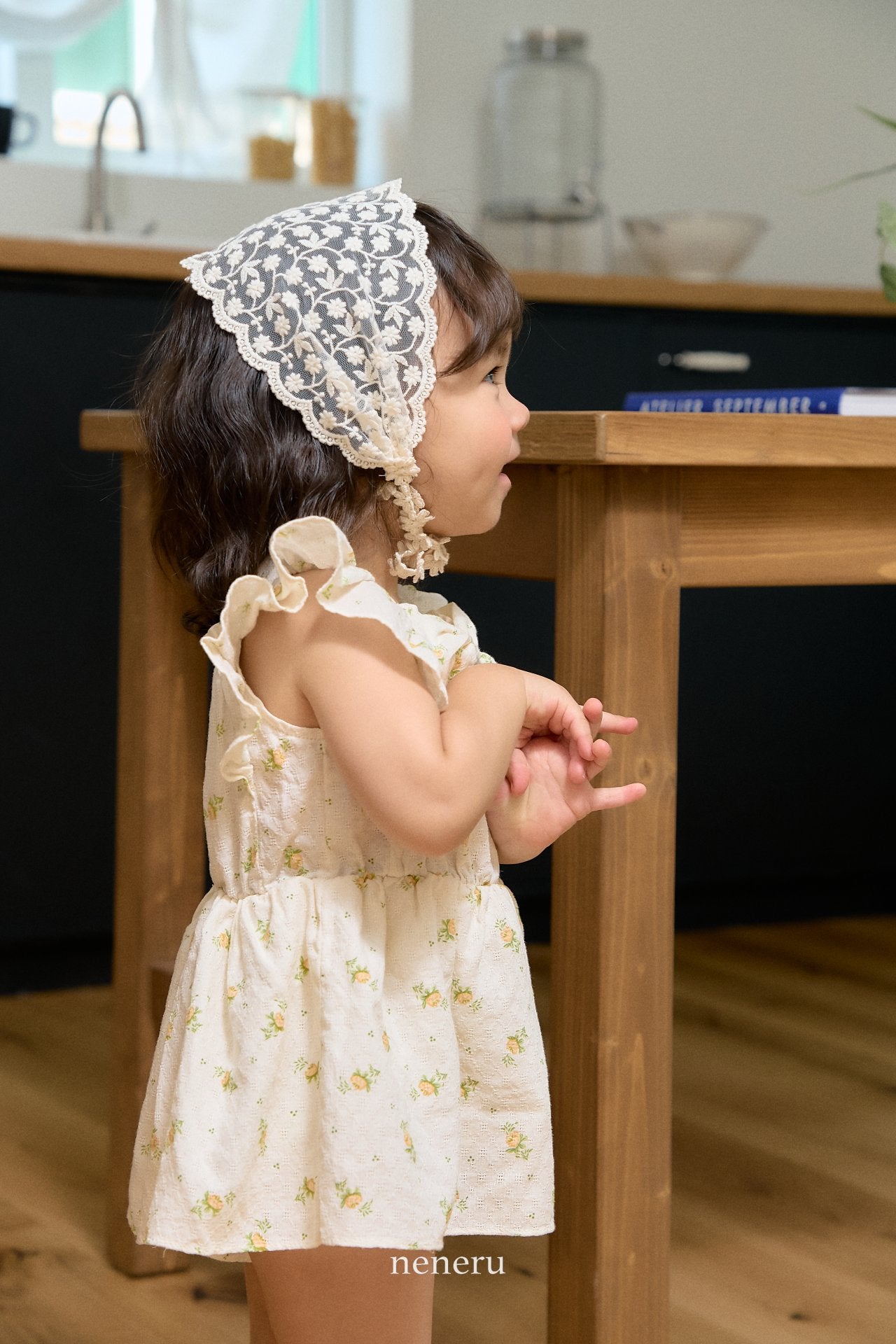 韓國童裝 25夏 | NU25202 Floral Baby Suit