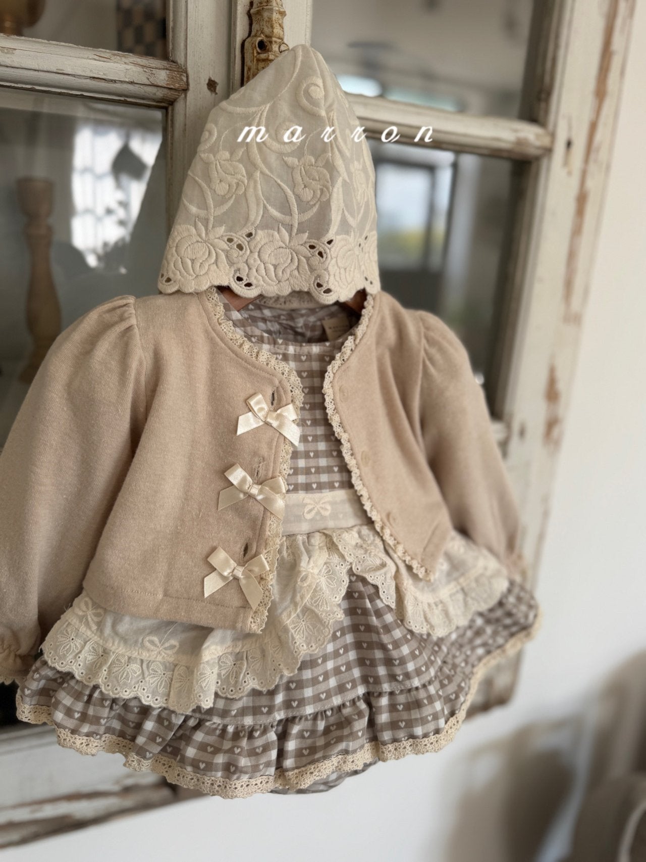 韓國童裝 25秋 | MA25301 Rose Bonnet