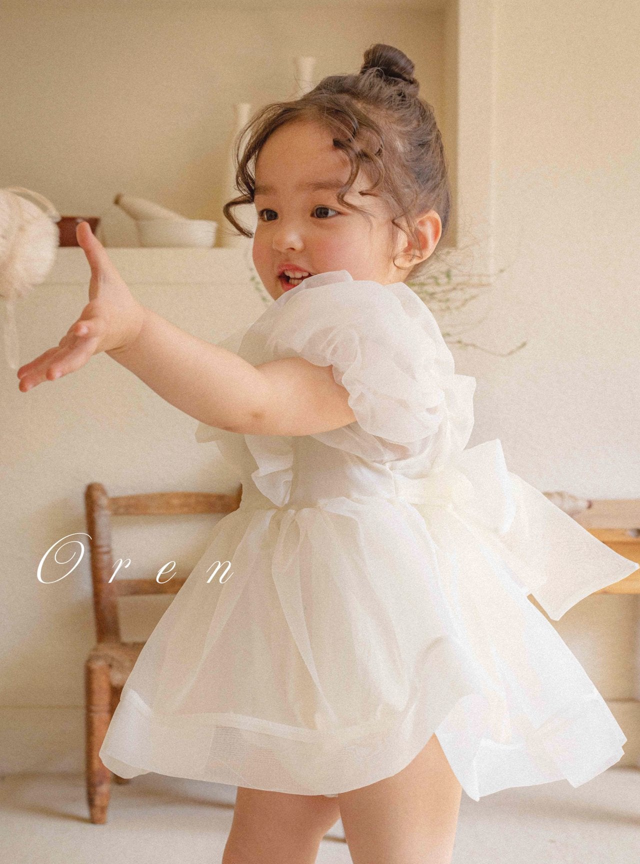 現貨▷ 韓國童裝 25夏 | OR252018 INES BABY SUIT - PINK (~90CM, 13KG) 百日/一歲之選