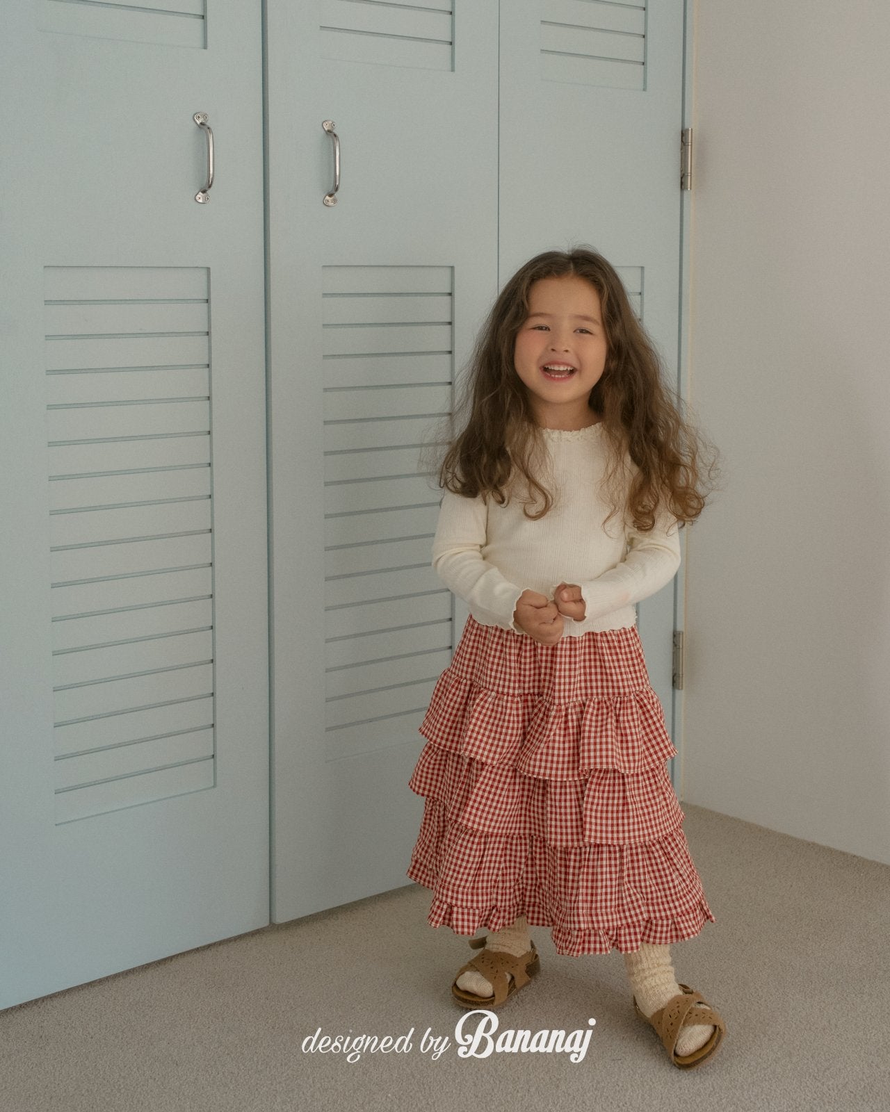 韓國童裝 25秋 | BJ25331 Kids Cake Skirt