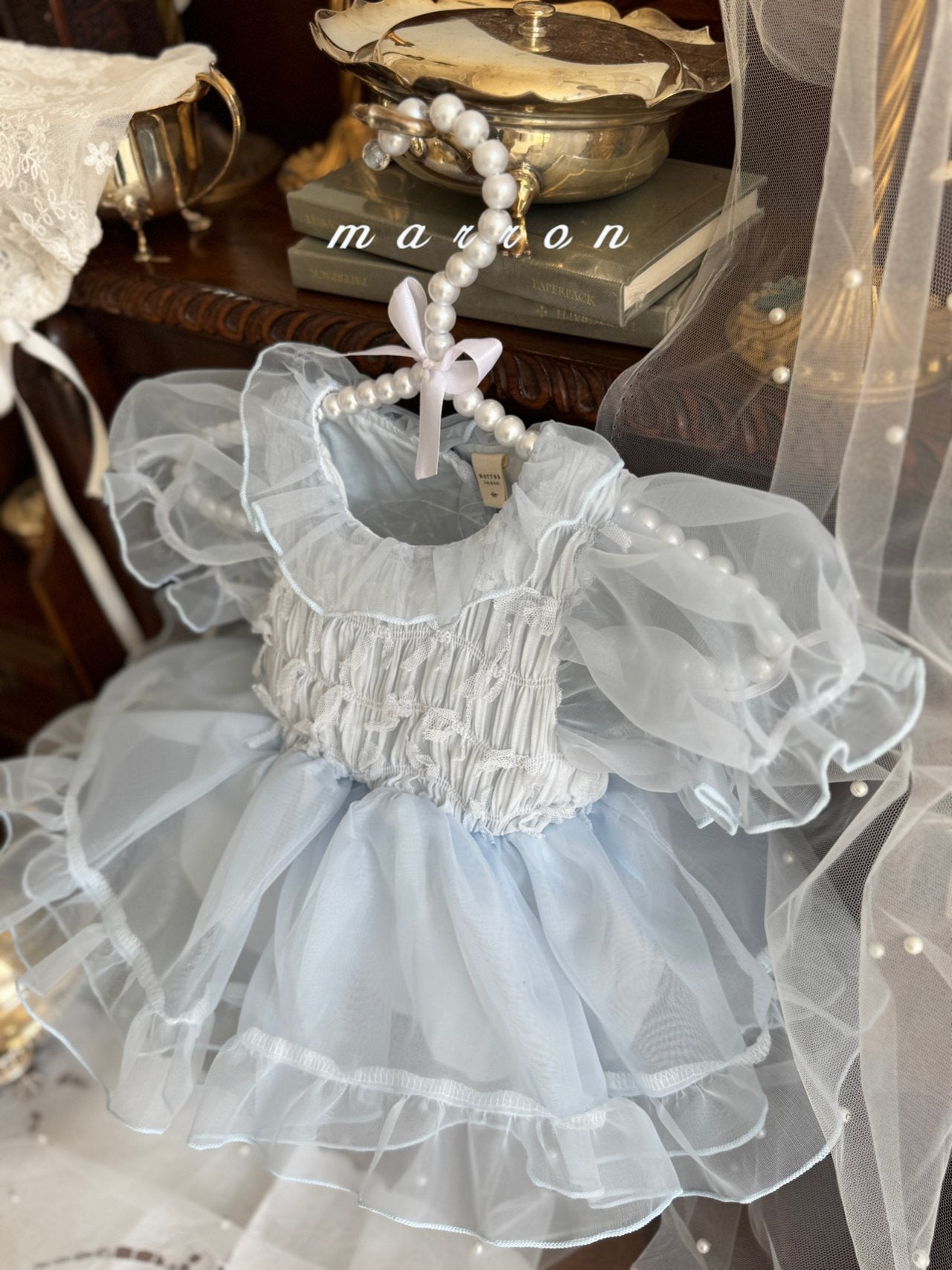 現貨▷ 韓國童裝 25夏 | MA25227 Lauren Baby Suit 百日之選