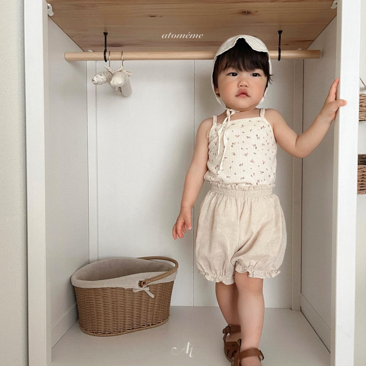 韓國童裝 25夏 | AT252025 Blanc sleeveless t-shirt (baby and kids)