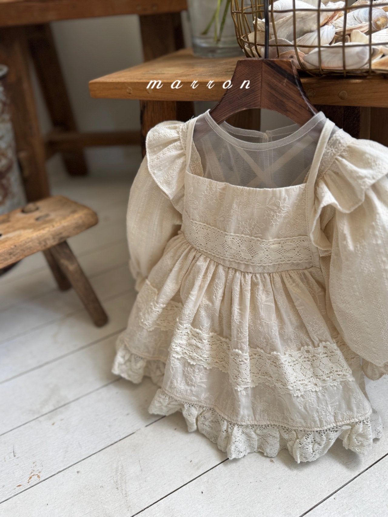 韓國童裝 25秋 | MA25314 Lace Apron