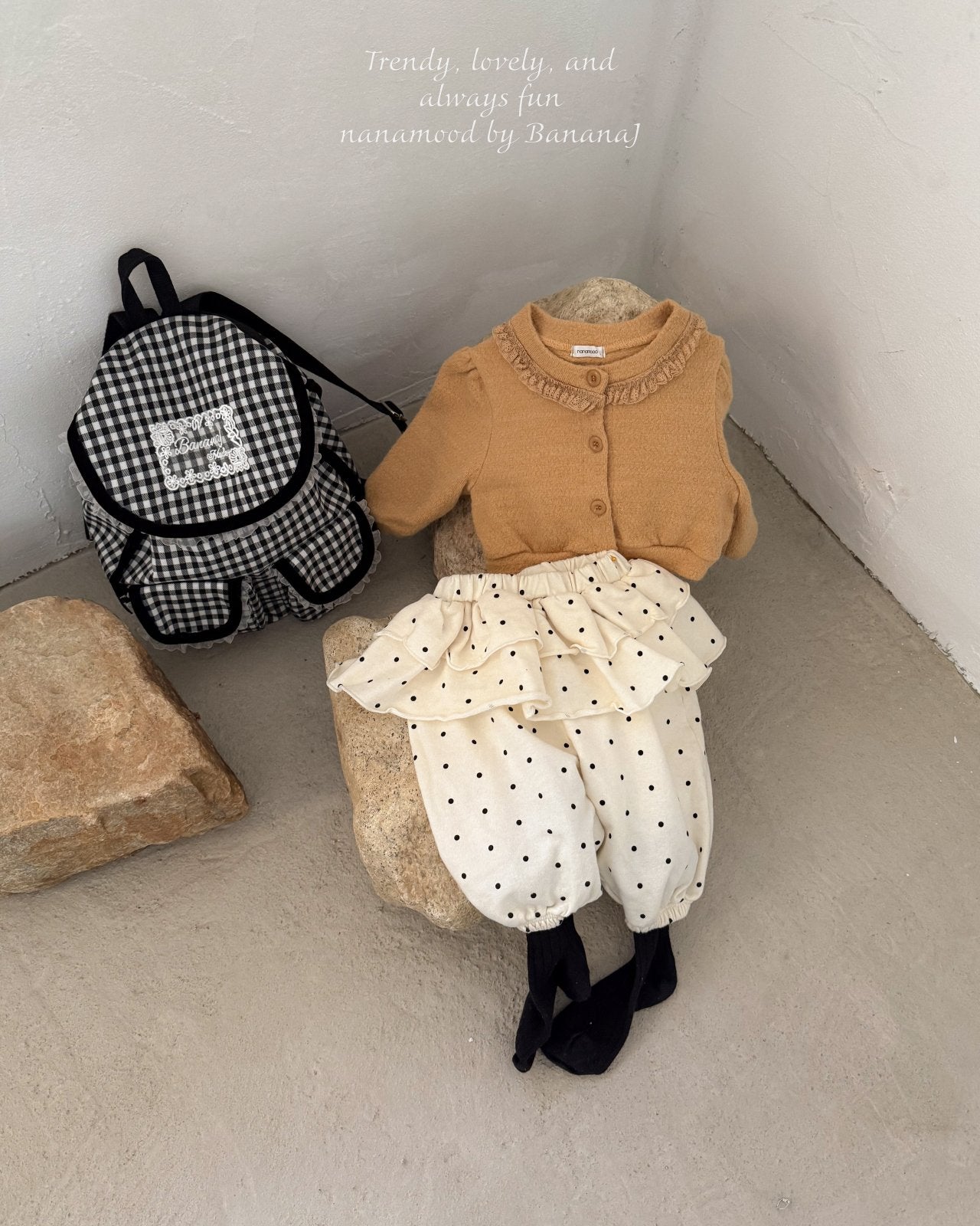 韓國童裝 25秋 | BJ25316 Baby Dot Dot Pants