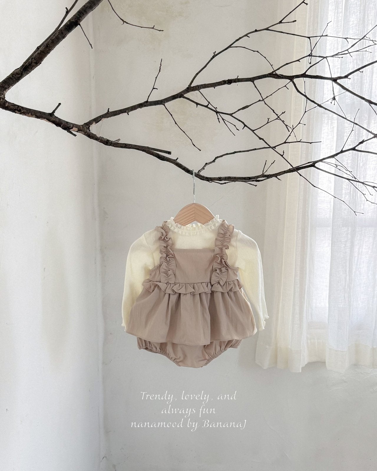 韓國童裝 25秋 | BJ25306 Blooming Baby Suit