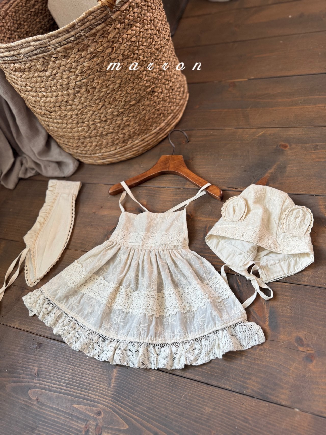 韓國童裝 25秋 | MA25303 Bear bear Bonnet