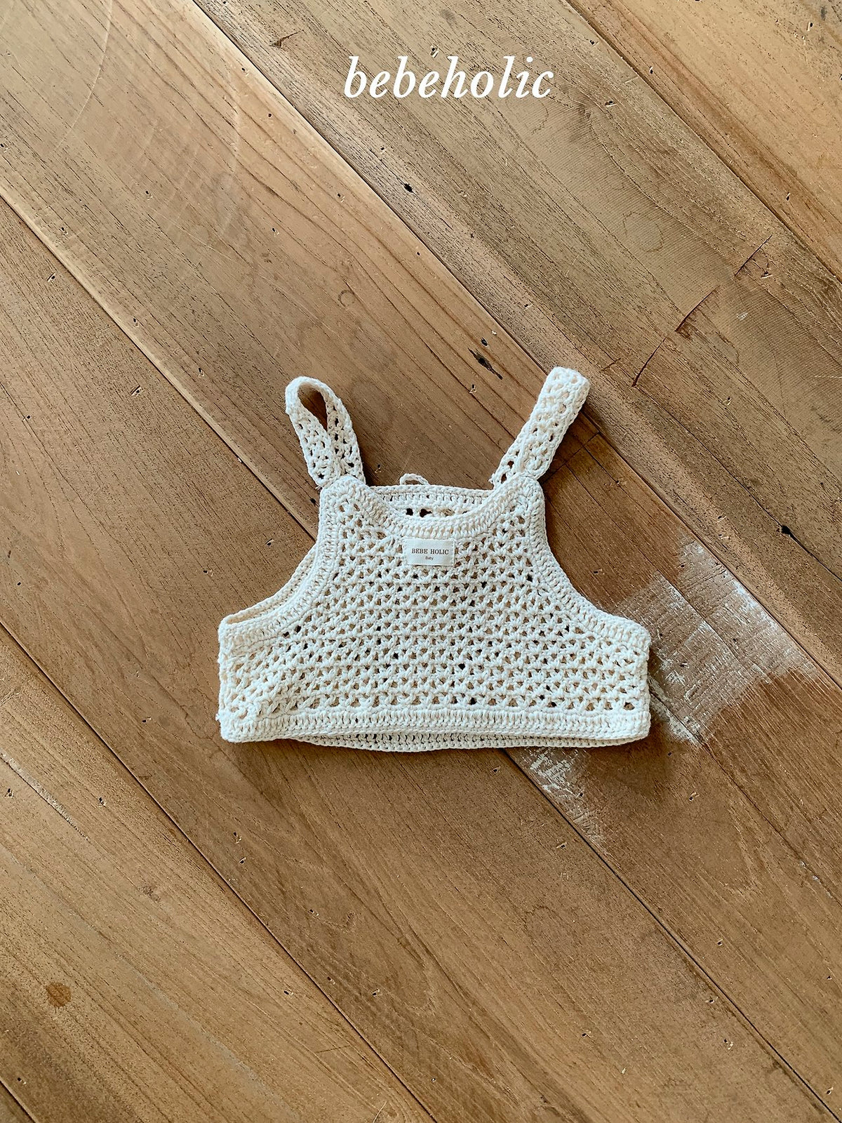 韓國童裝 26秋團購| BH15 Hand-knitted Bustier 上衣