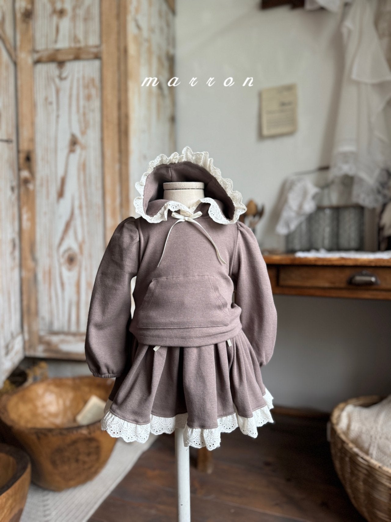 韓國童裝 25秋 | MA25344 Hooded Shirt (Baby & Kids)