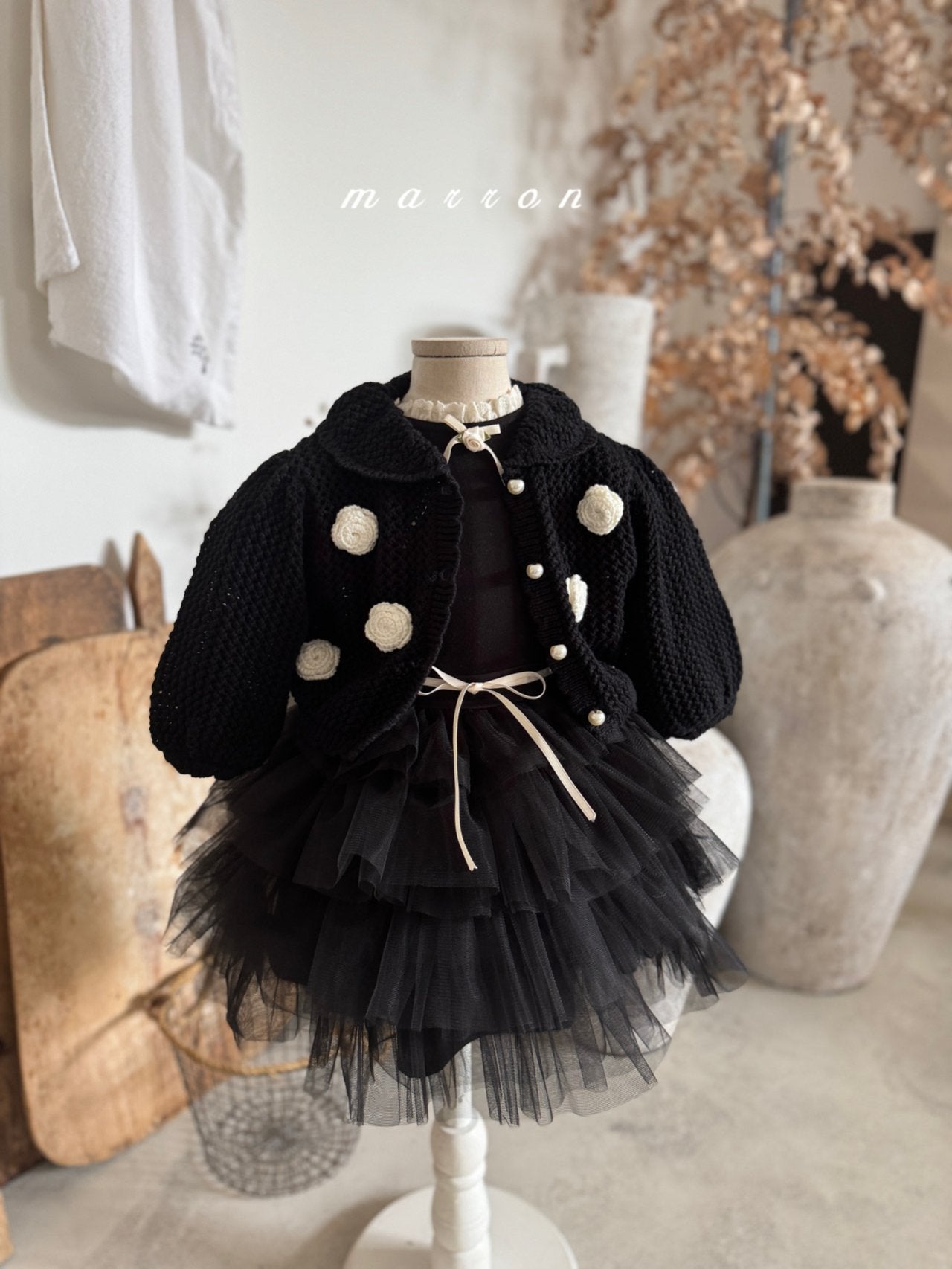 韓國童裝 25秋 | MA25334 Knit Cardigan (Manufactured in China)
