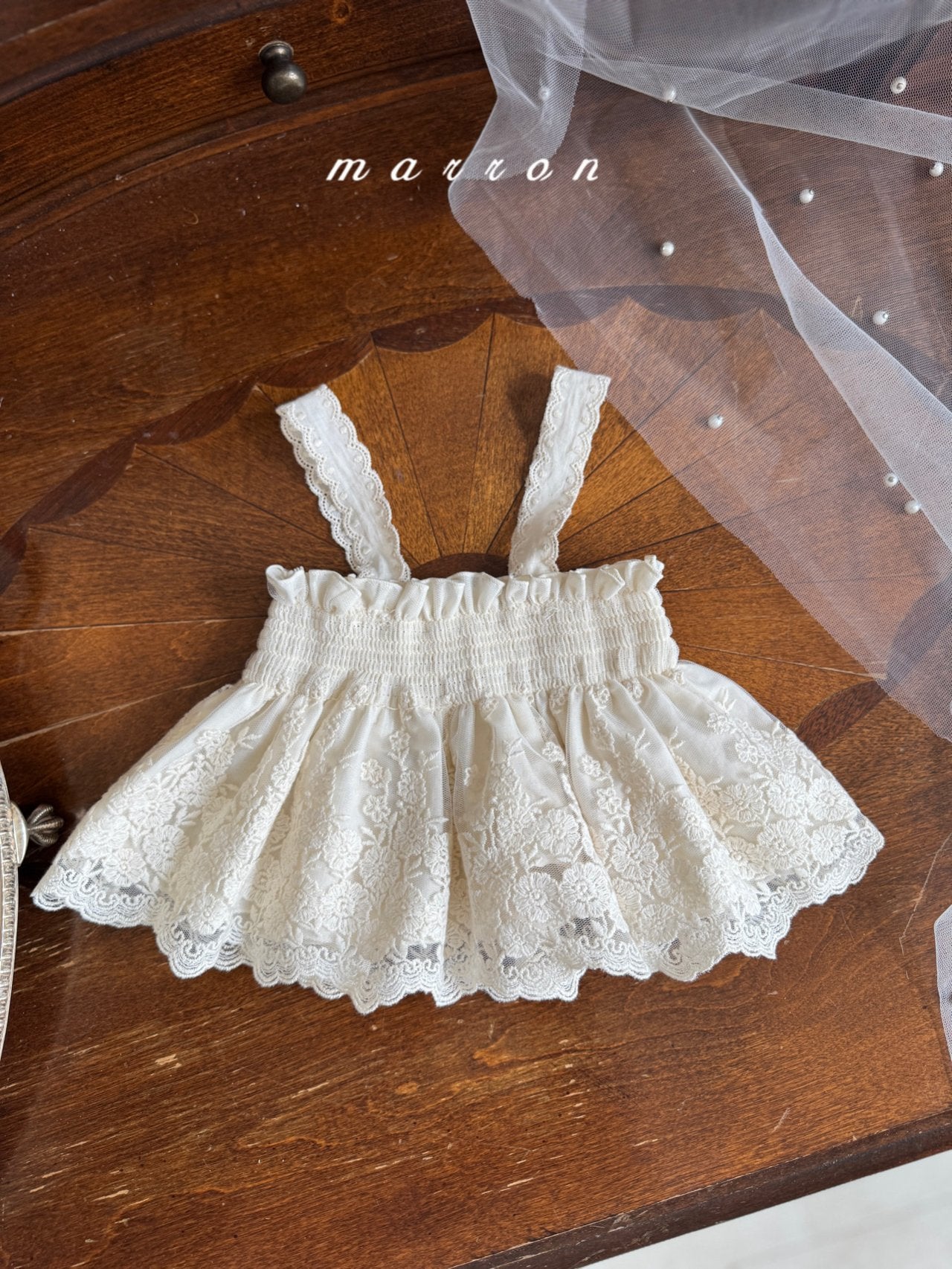 現貨▷ 韓國童裝 25夏 | MA25218 Vanilla Baby tee (12m)