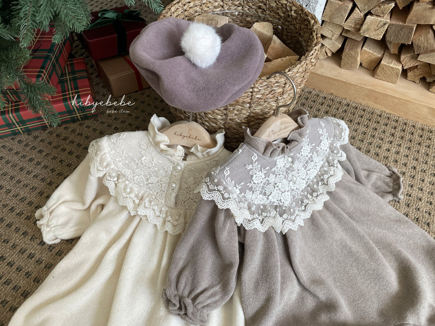 現貨▷ 韓國童裝 24秋冬 | LACE OVERALL (80CM/90CM)