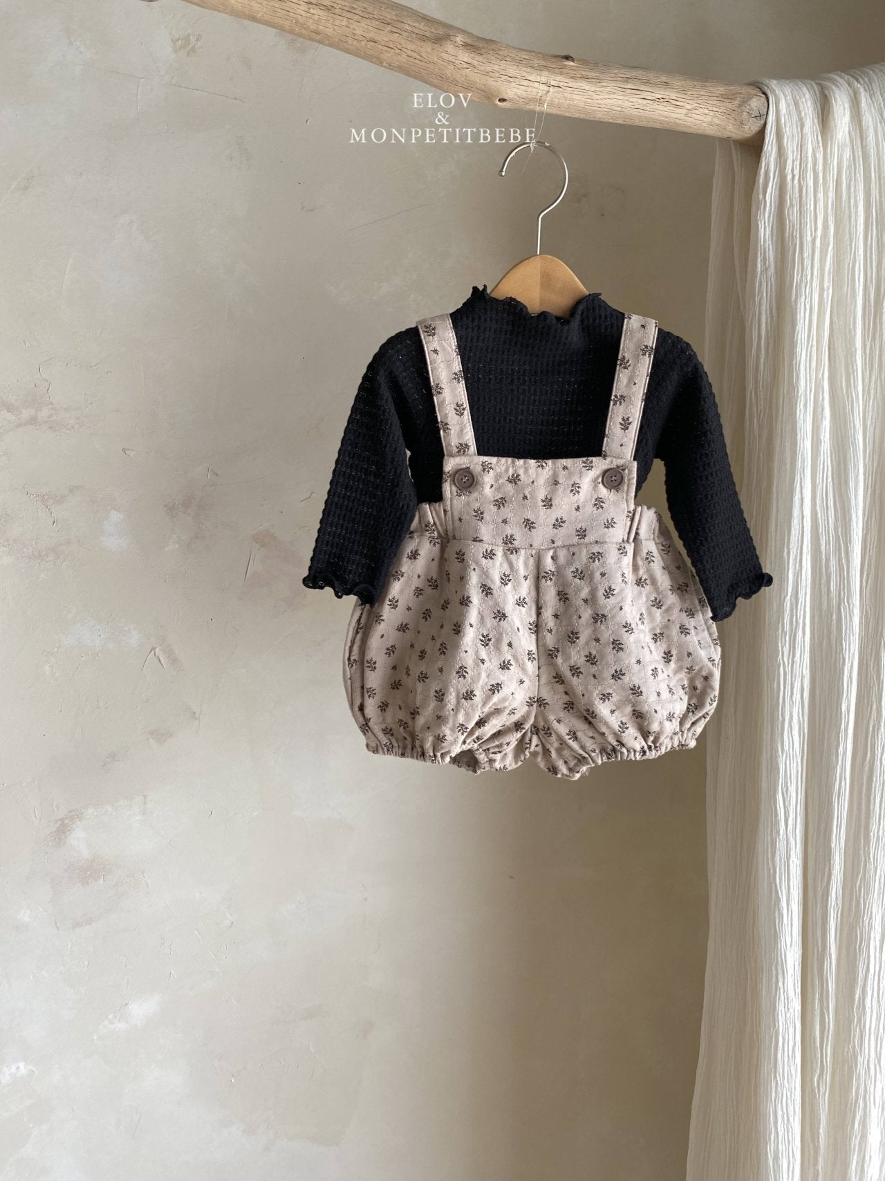 韓國童裝 25秋 | MP25303 Floral Baby Suit